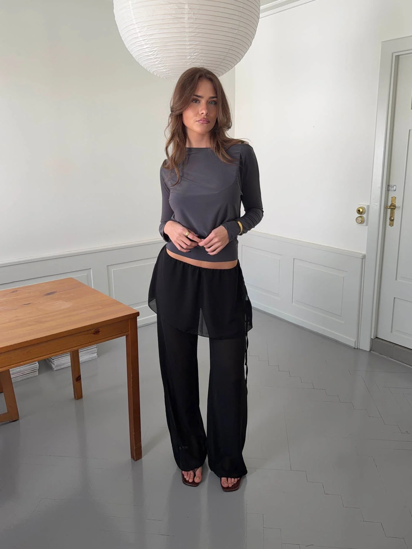 Nadina pants with skirt - Black 11 Nadina pants with skirt - Black