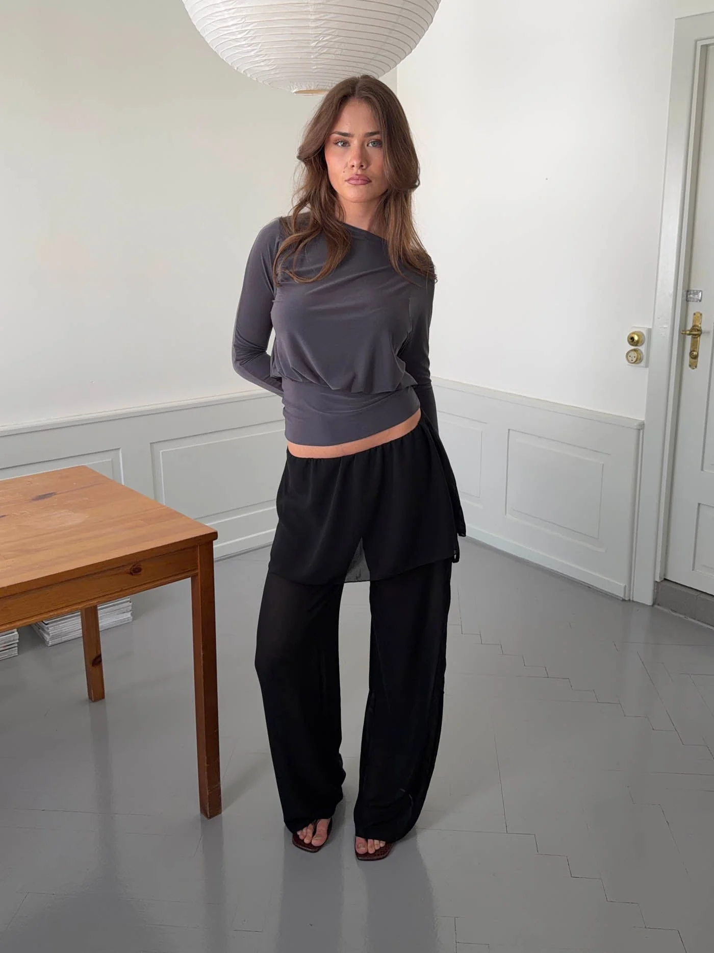 Nadina pants with skirt - Black 5 Nadina pants with skirt - Black