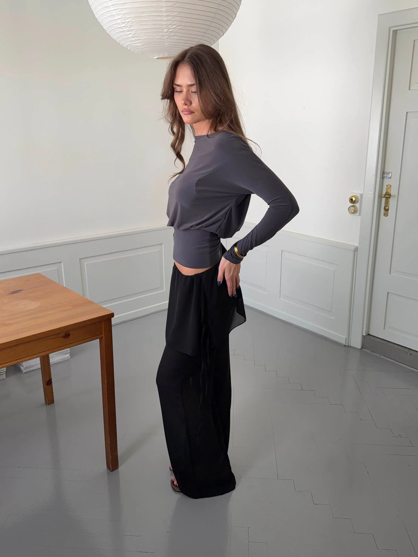 Nadina pants with skirt - Black 6 Nadina pants with skirt - Black