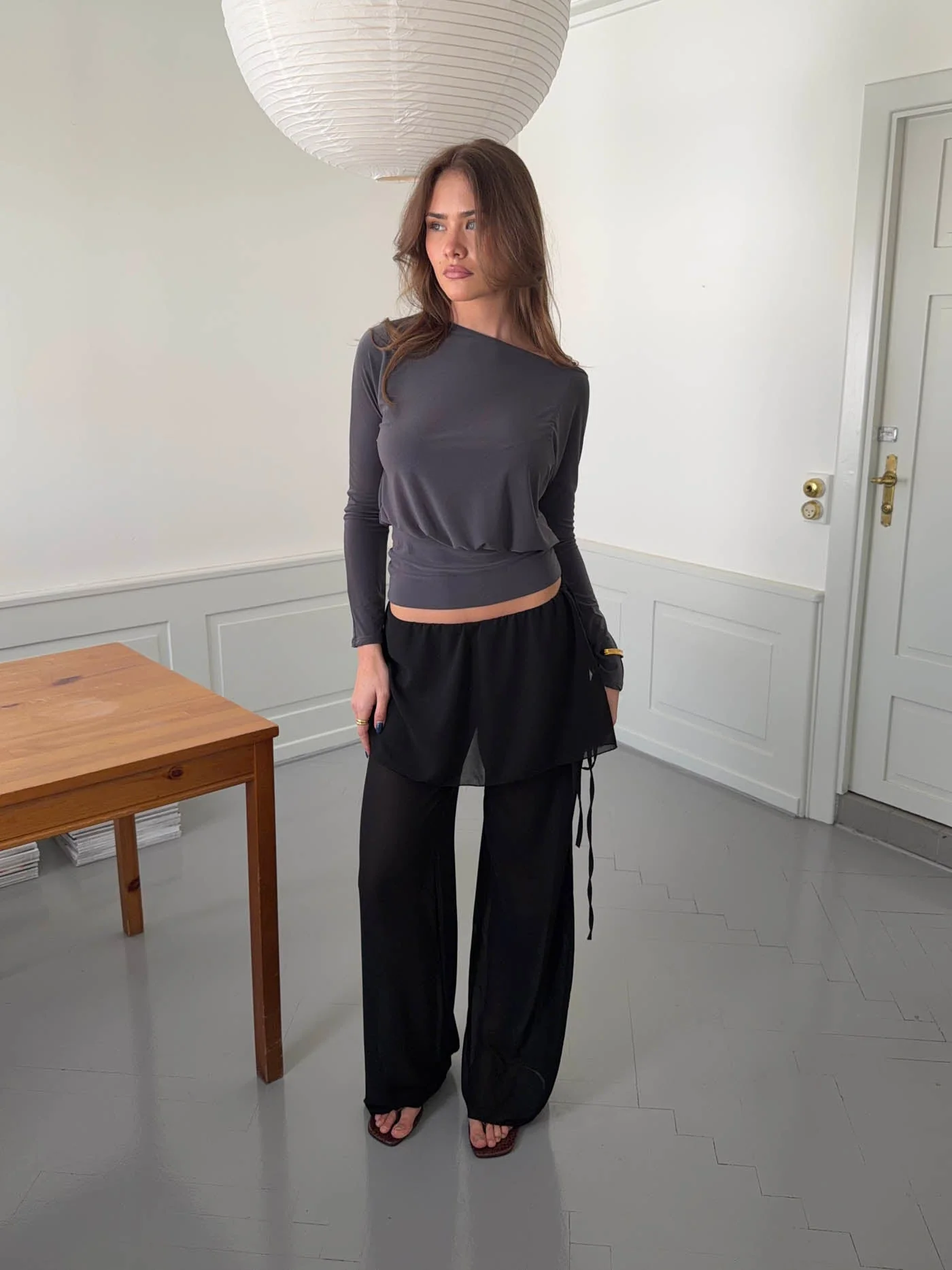 Nadina pants with skirt - Black 8 Nadina pants with skirt - Black