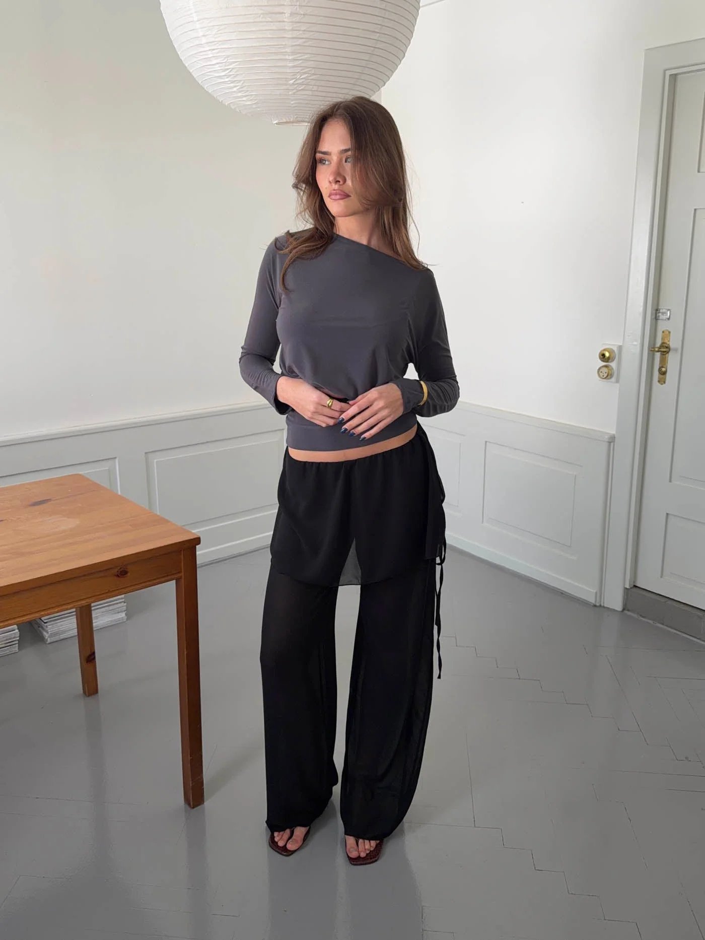 Nadina pants with skirt - Black 9 Nadina pants with skirt - Black