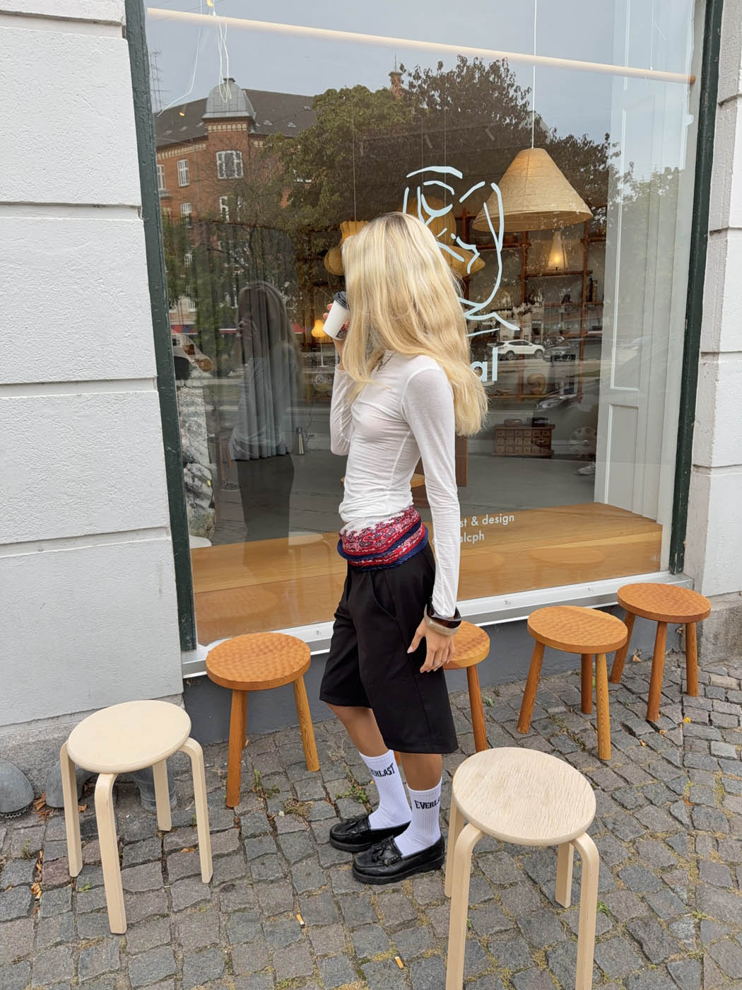 Kaia long-sleeved cashmere blouse – White 6 Kaia long-sleeved cashmere blouse – White