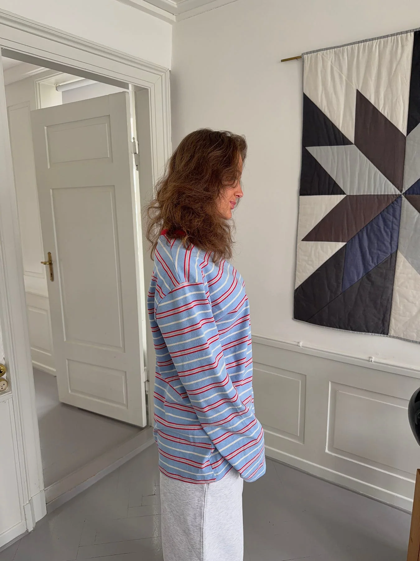 Vera blouse with stripes - Red/white/blue 15 Vera blouse with stripes - Red/white/blue
