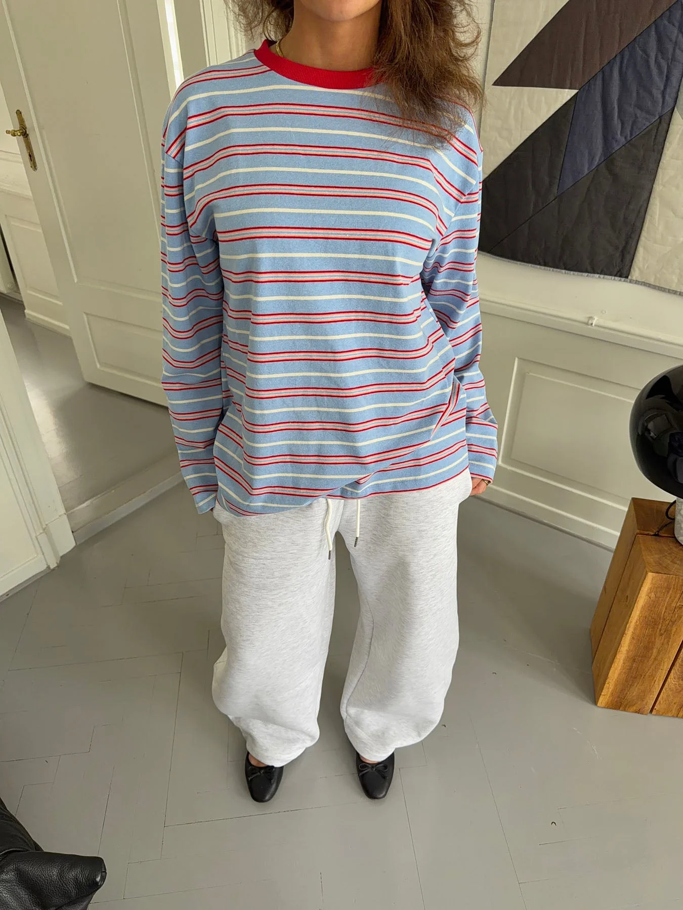 Vera blouse with stripes - Red/white/blue 2 Vera blouse with stripes - Red/white/blue