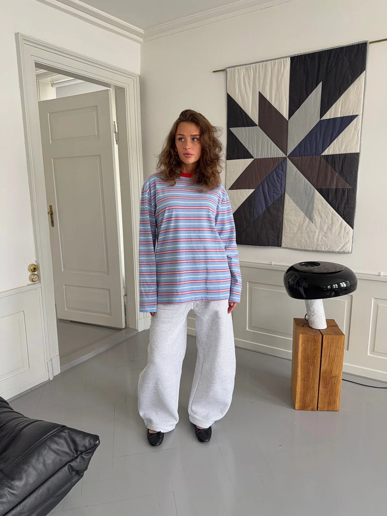 Vera blouse with stripes - Red/white/blue 3 Vera blouse with stripes - Red/white/blue