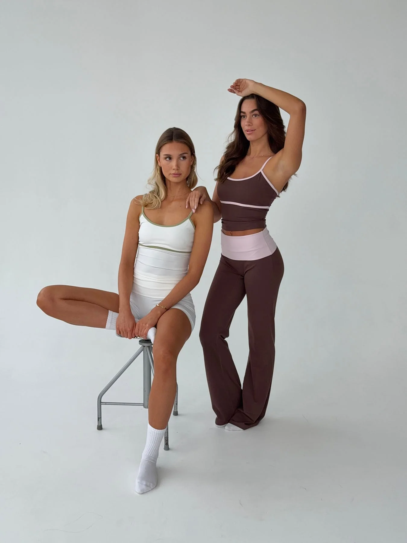 Essential tank top - Marshmellow/matcha 8 Essential tank top - Marshmellow/matcha