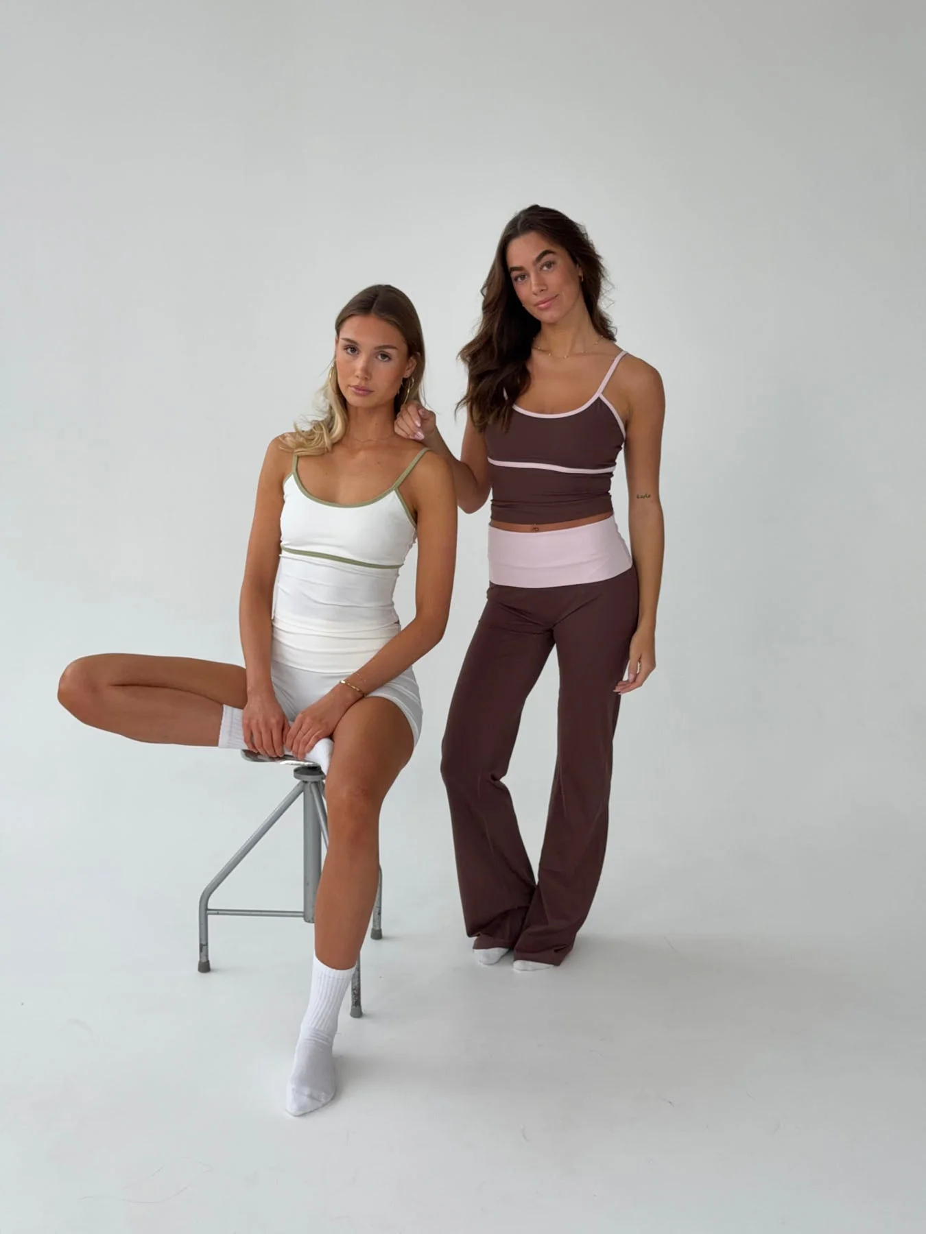 Essential tank top - Marshmellow/matcha 9 Essential tank top - Marshmellow/matcha