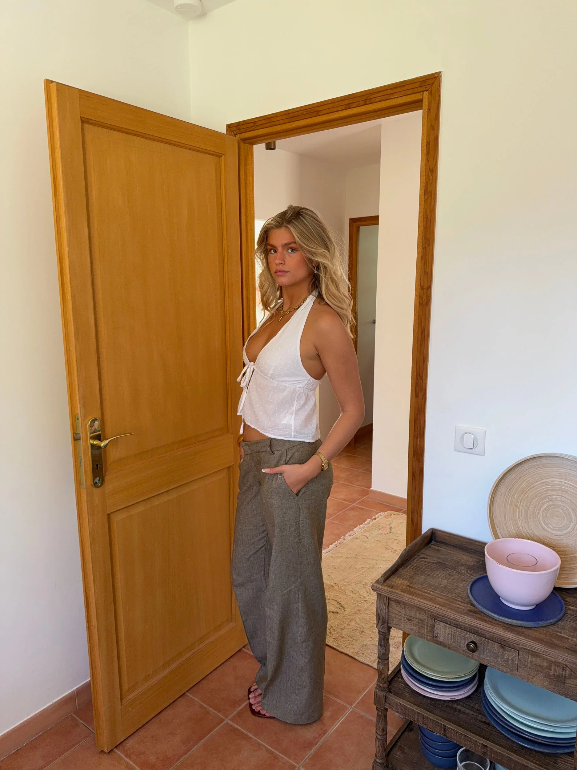 Fernande halterneck top - White 5 Fernande halterneck top - White