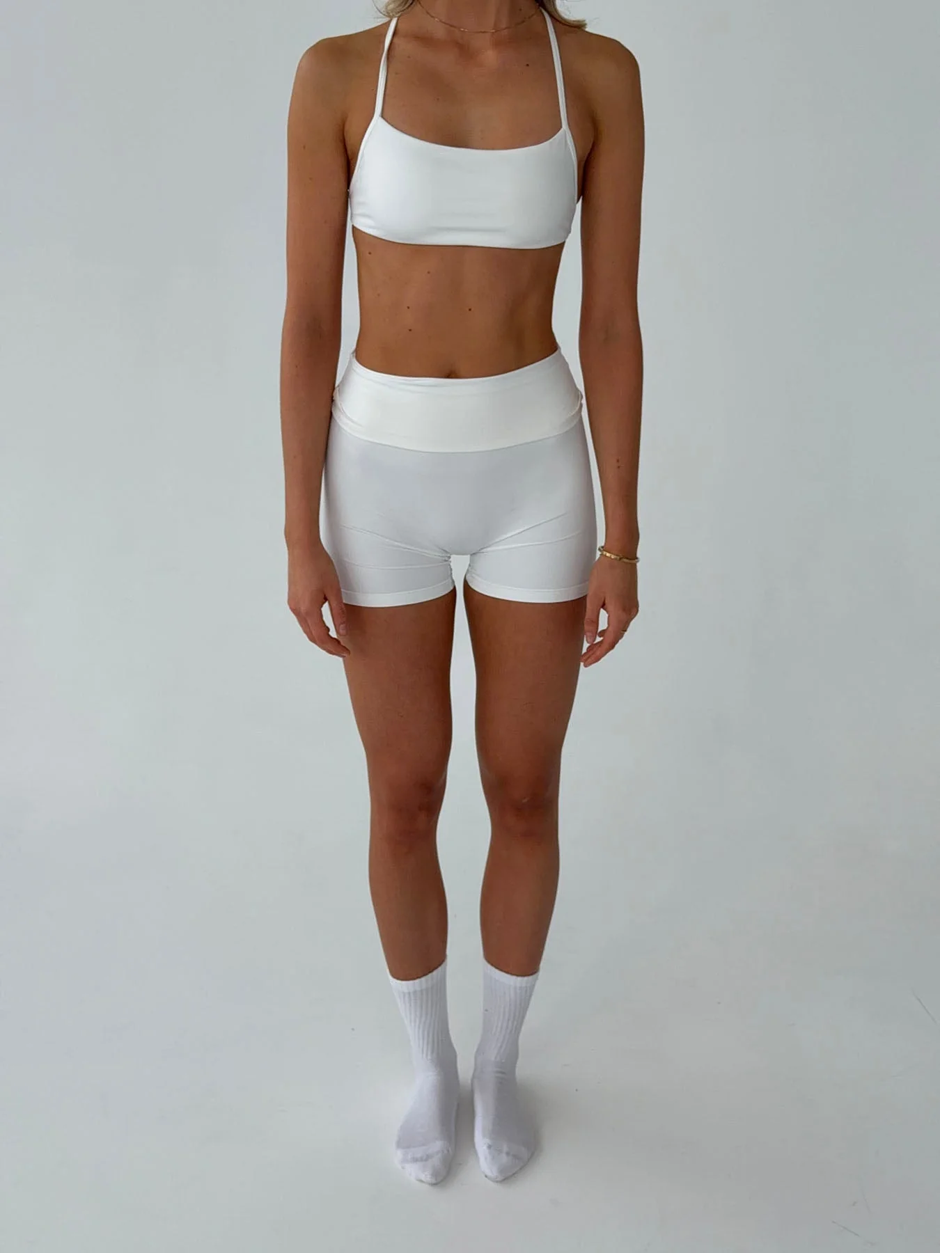 Folded essential shorts - Marshmellow 2 Folded essential shorts - Marshmellow