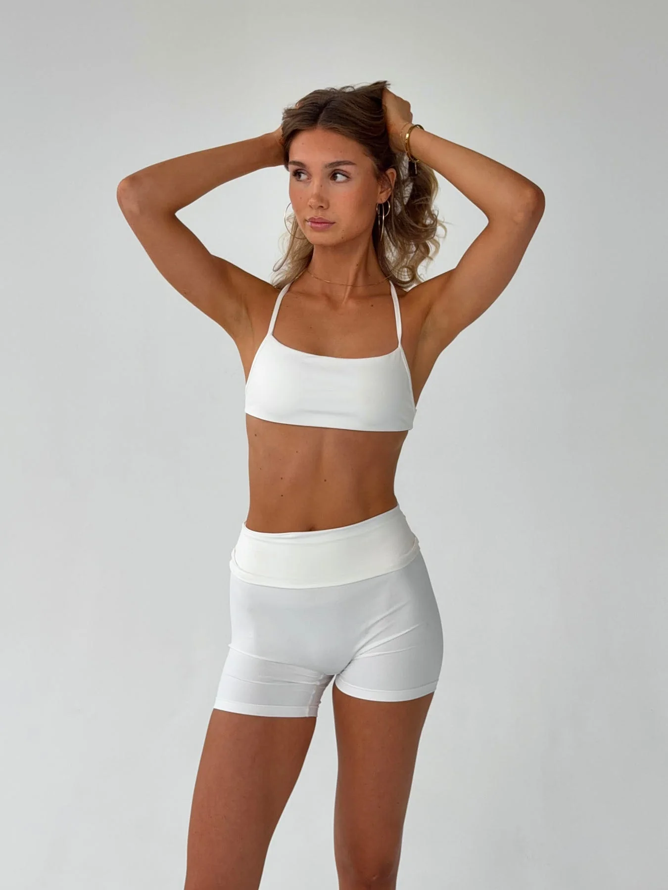 Folded essential shorts - Marshmellow 3 Folded essential shorts - Marshmellow