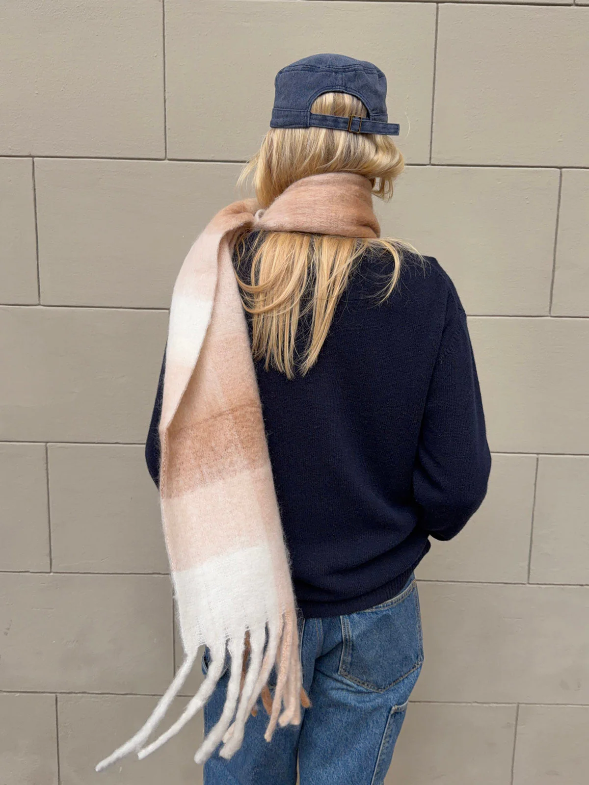 Gale scarf - White/beige 3 Gale scarf - White/beige