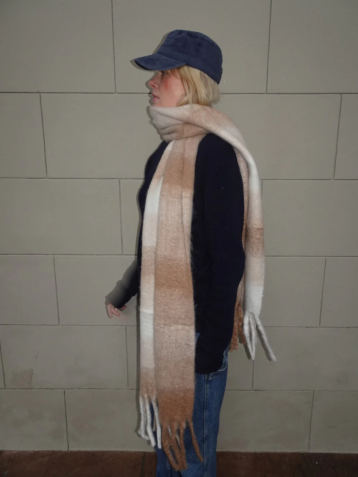 Gale scarf - White/beige 5 Gale scarf - White/beige