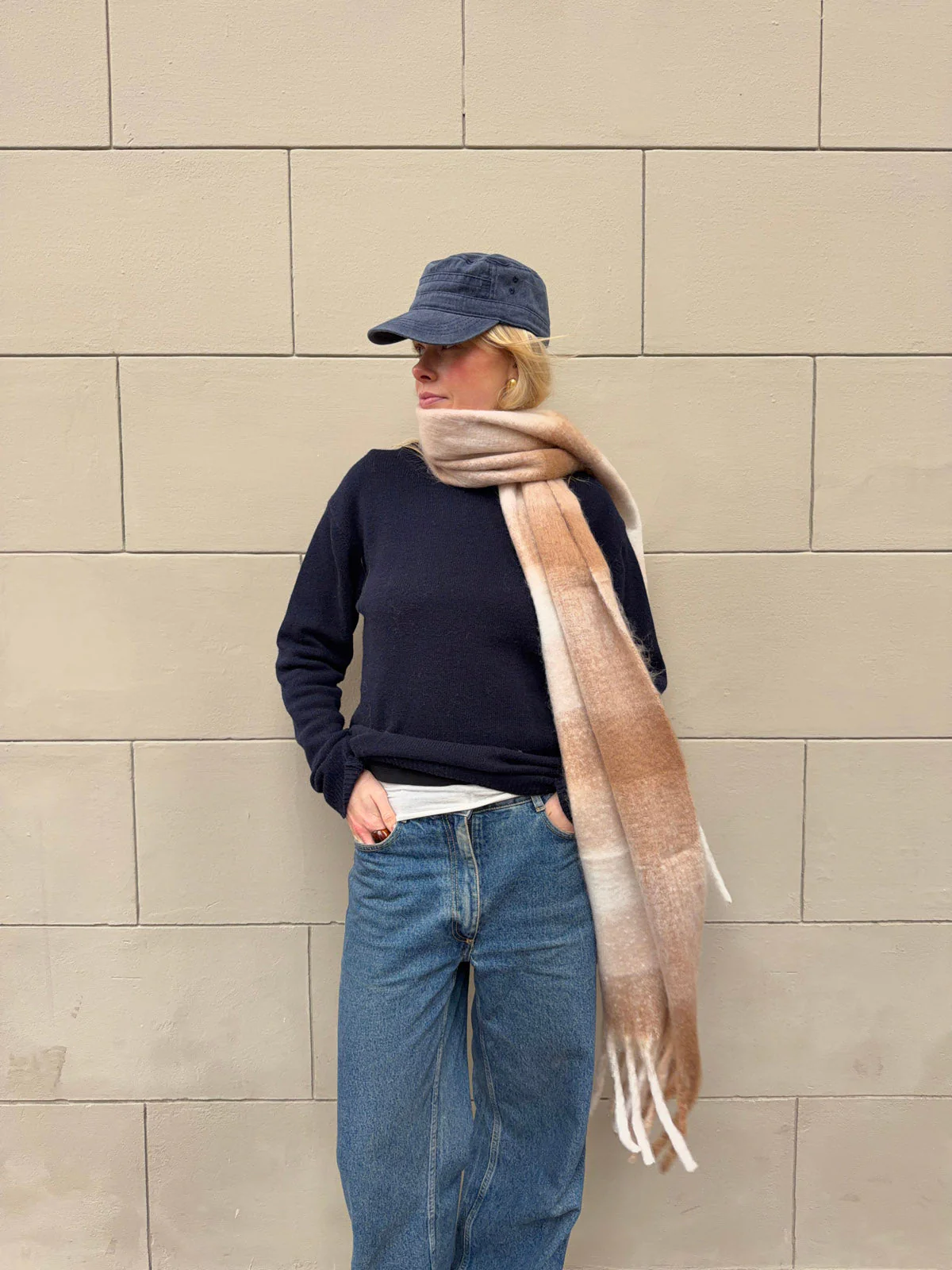 Gale scarf - White/beige 8 Gale scarf - White/beige