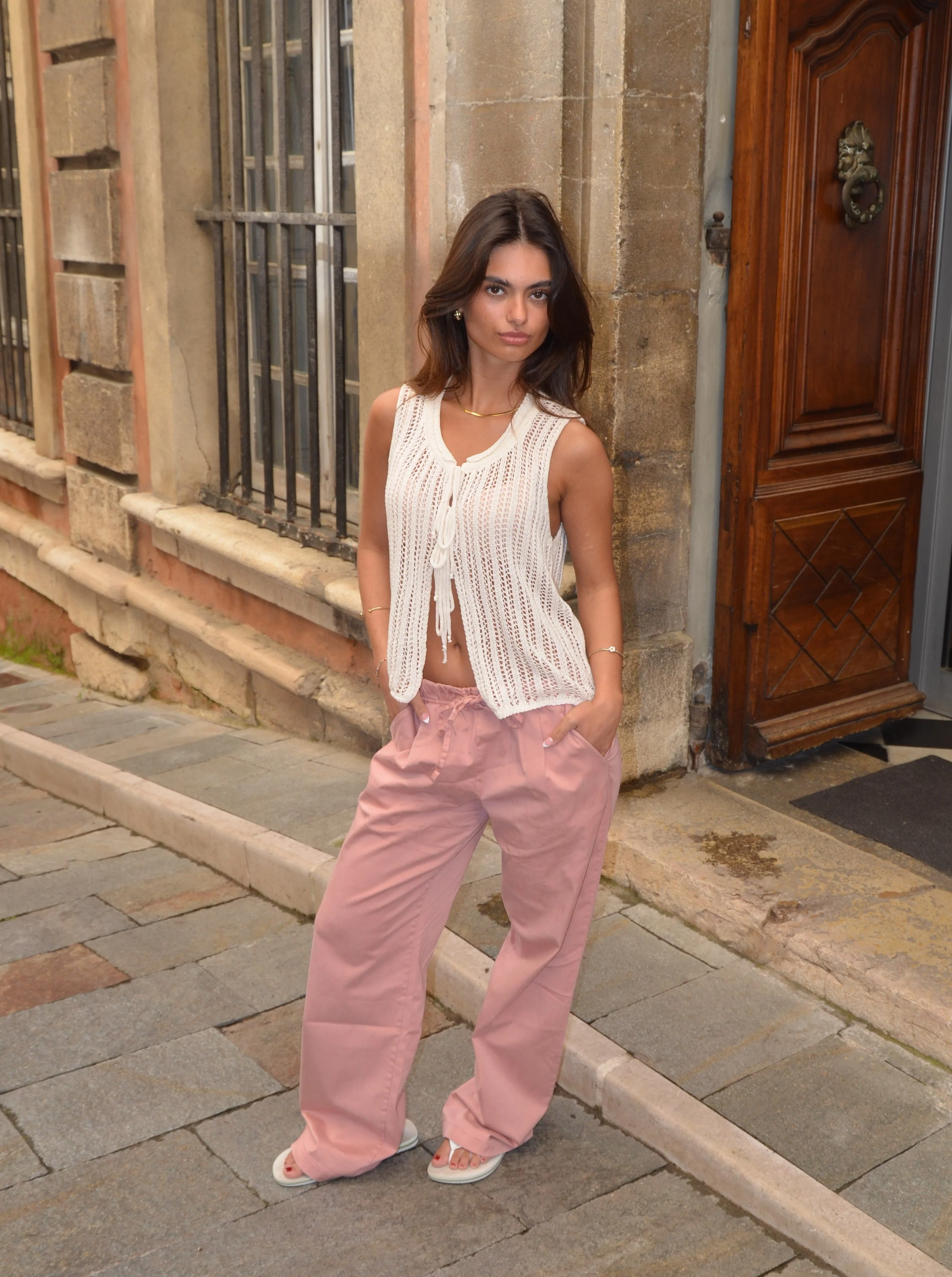 Hadil knitted top - Off white 4 Hadil knitted top - Off white