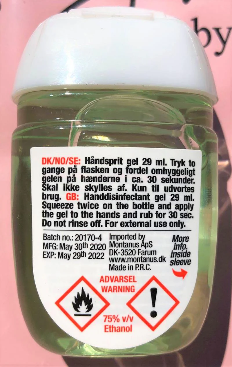 Hand disinfectant with fragrance x 100 2 Hand disinfectant with fragrance x 100