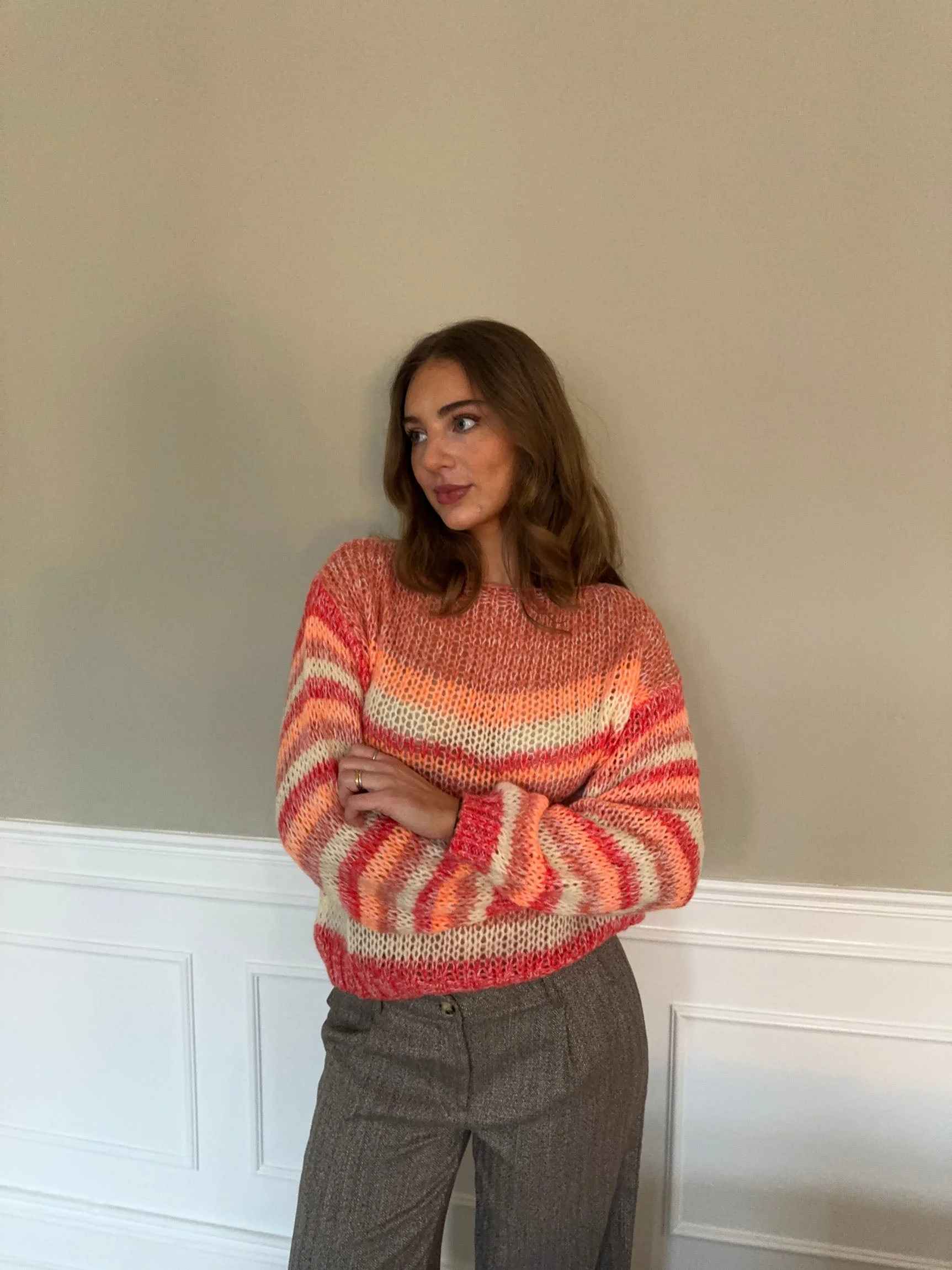 Helin knit - Red/orange 5 Helin knit - Red/orange