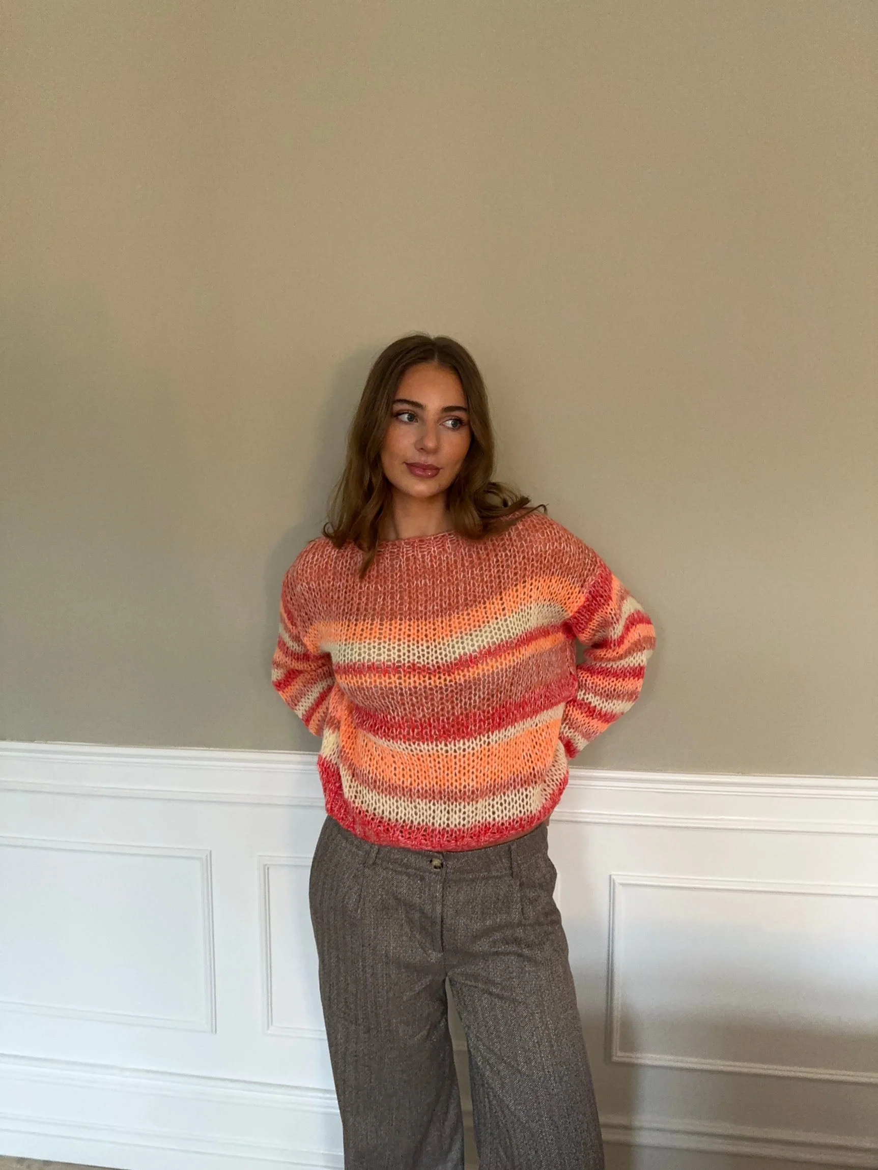 Helin knit - Red/orange 7 Helin knit - Red/orange