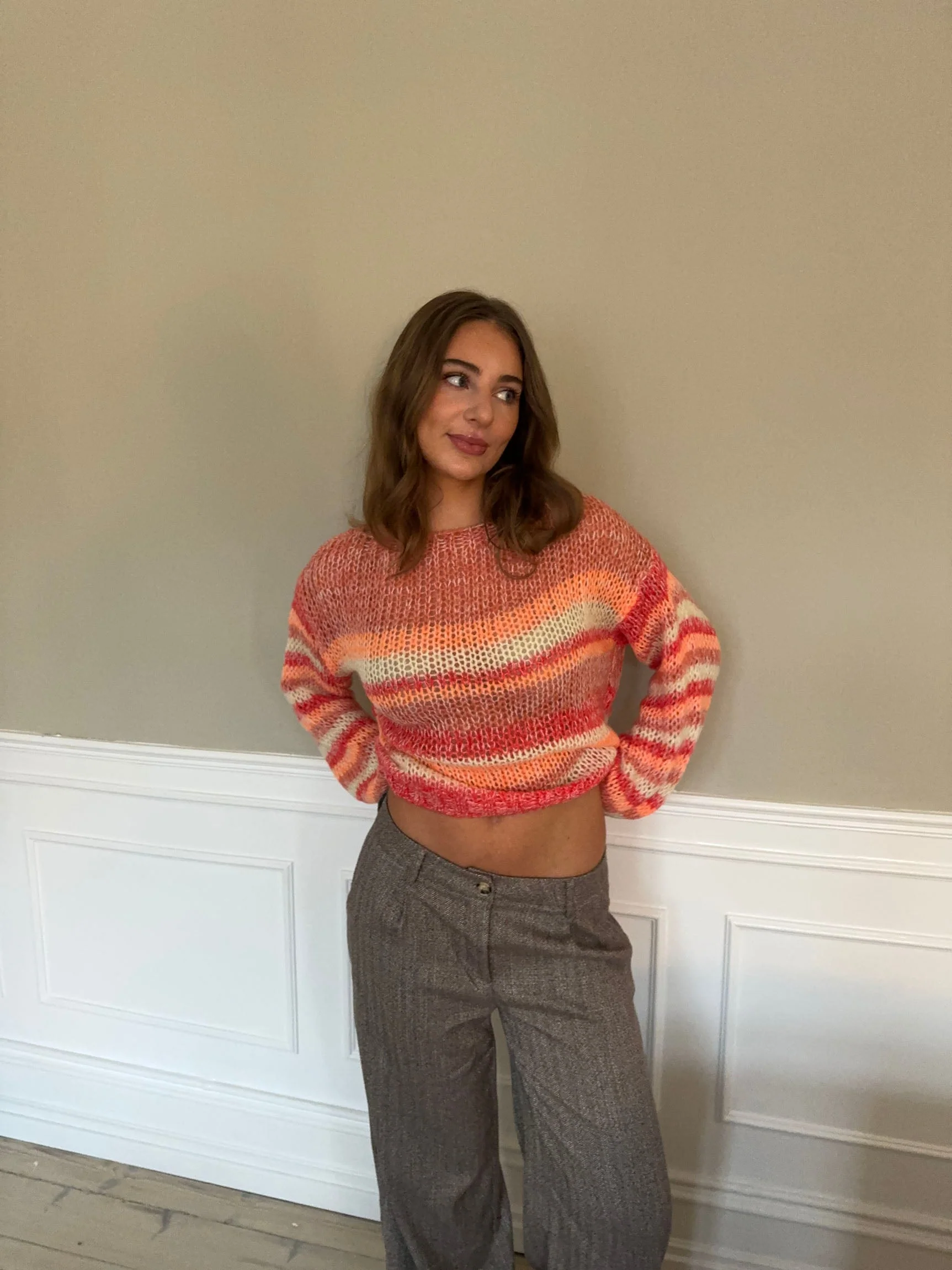 Helin knit - Red/orange 8 Helin knit - Red/orange