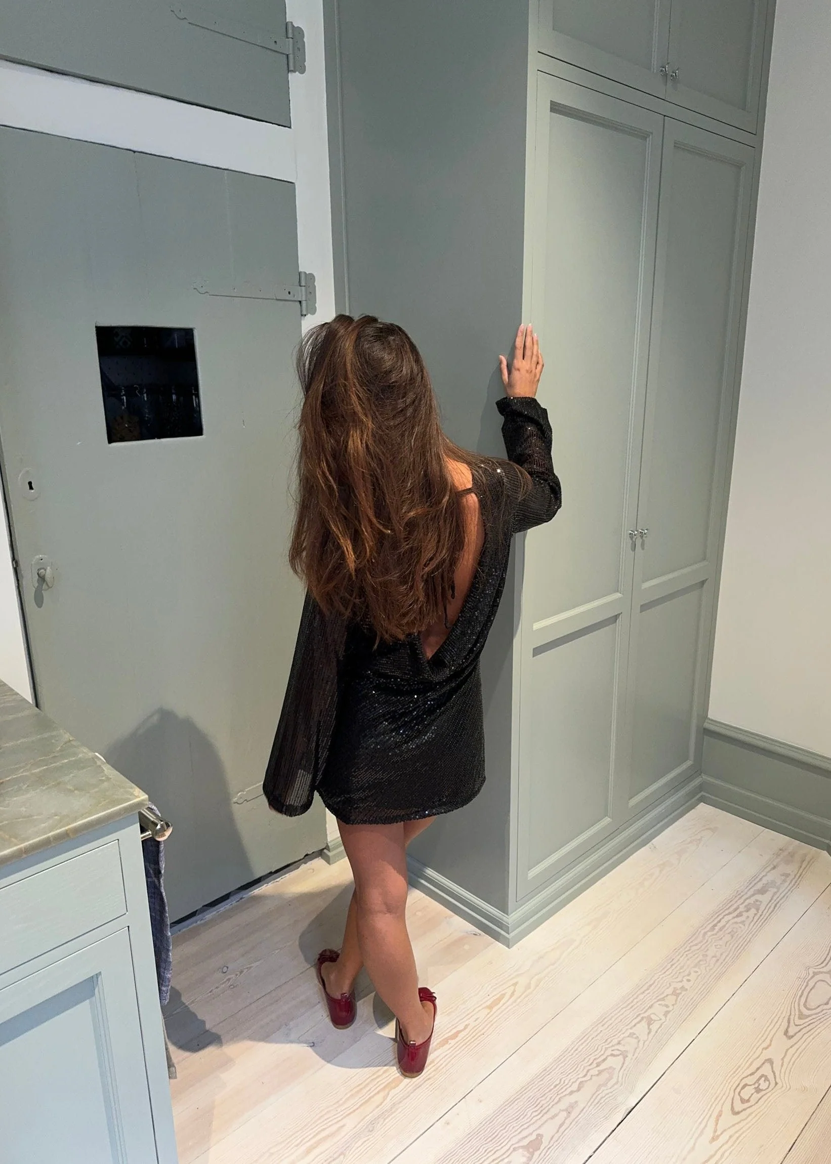 Alberta sequin dress (petite) - Black 9 Alberta sequin dress (petite) - Black