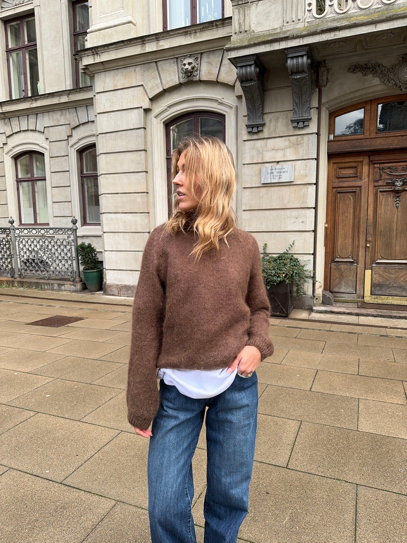 Zuzanna mohair knit - Brown 3 Zuzanna mohair knit - Brown