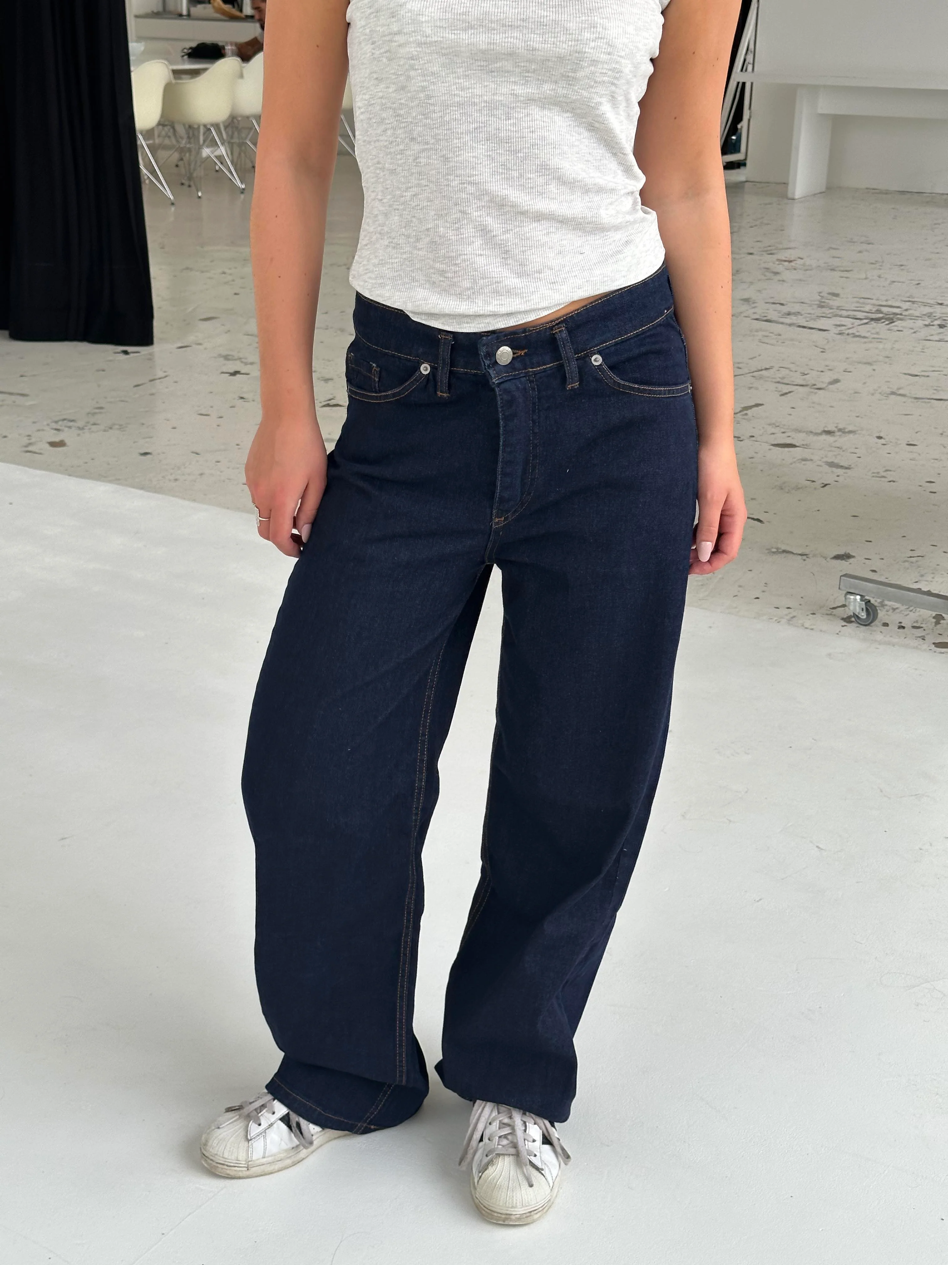 Oversized star jeans - Gold stars 2 Oversized star jeans - Gold stars