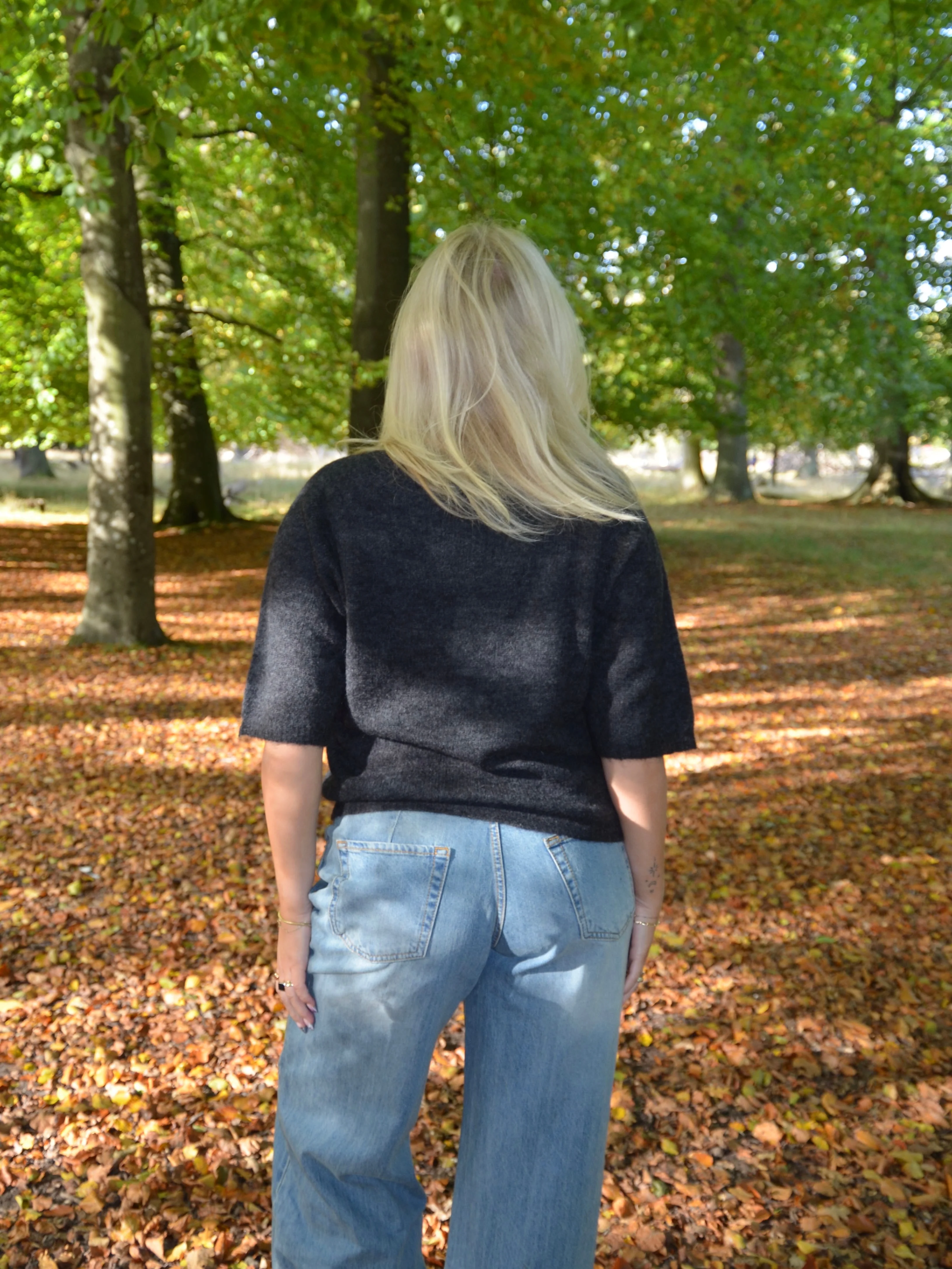 Isabell three-quarter sleeve knit - Dark grey 7 Isabell three-quarter sleeve knit - Dark grey