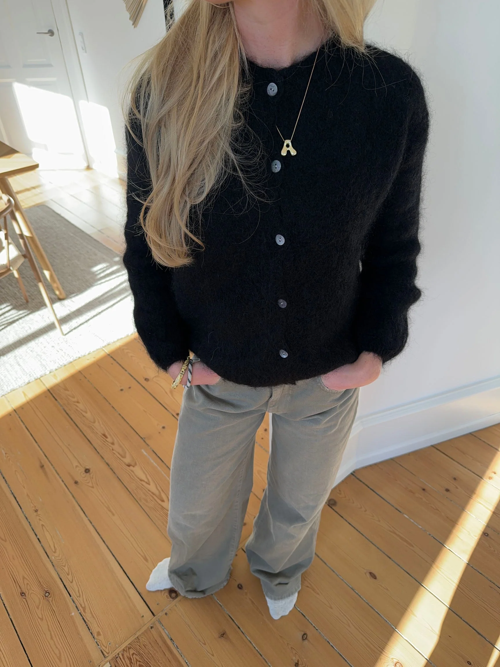 Jamilla mohair cardigan - Black 4 Jamilla mohair cardigan - Black