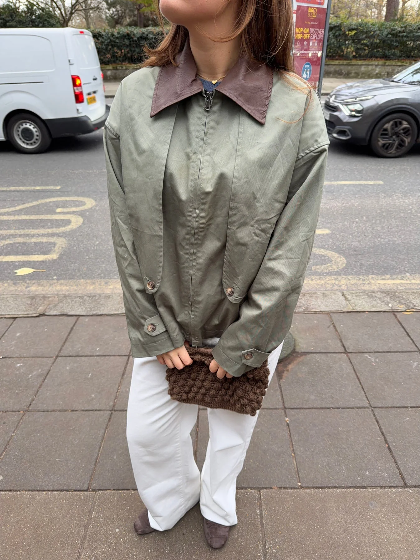 Jasmia jacket with details - Green 2 Jasmia jacket with details - Green