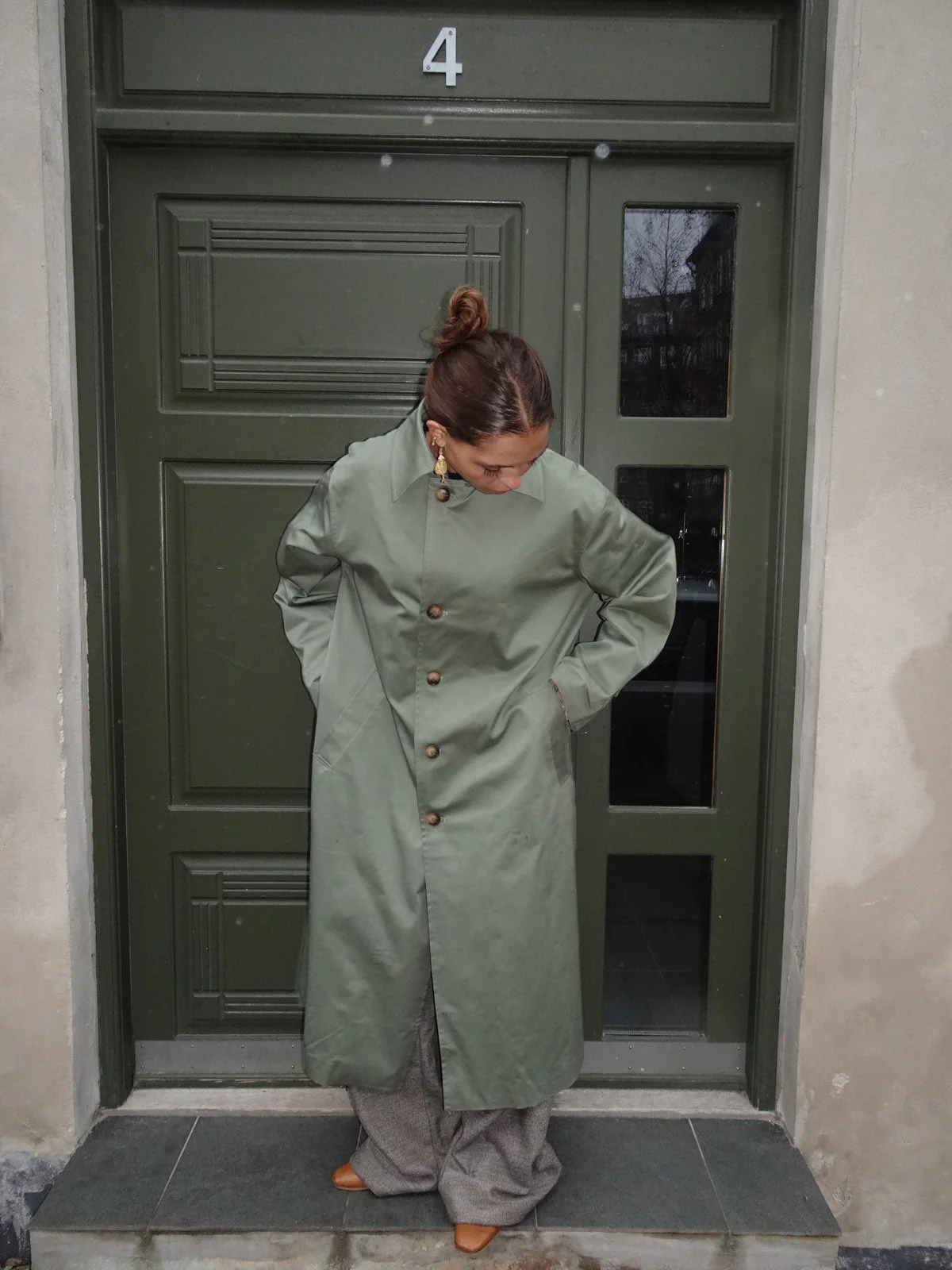 Jujava trenchcoat - Khaki green 10 Jujava trenchcoat - Khaki green