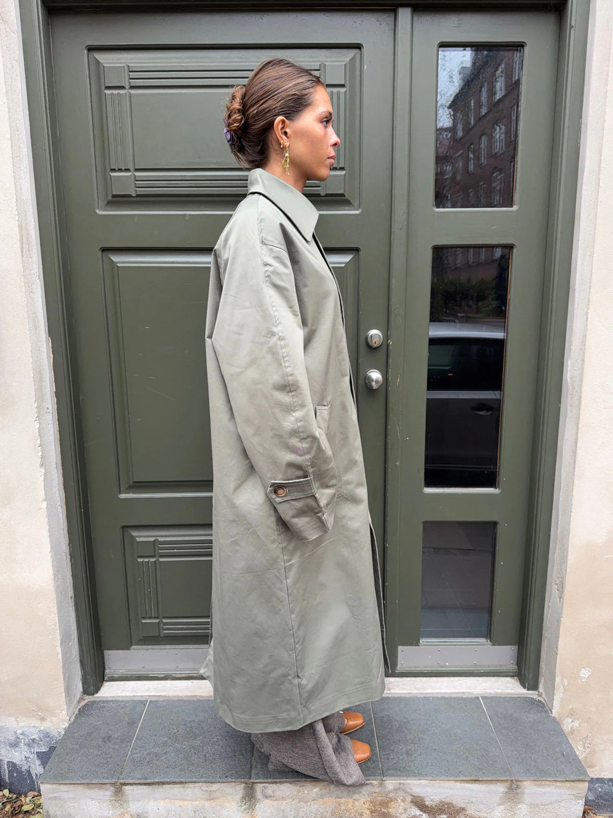 Jujava trenchcoat - Khaki green 3 Jujava trenchcoat - Khaki green