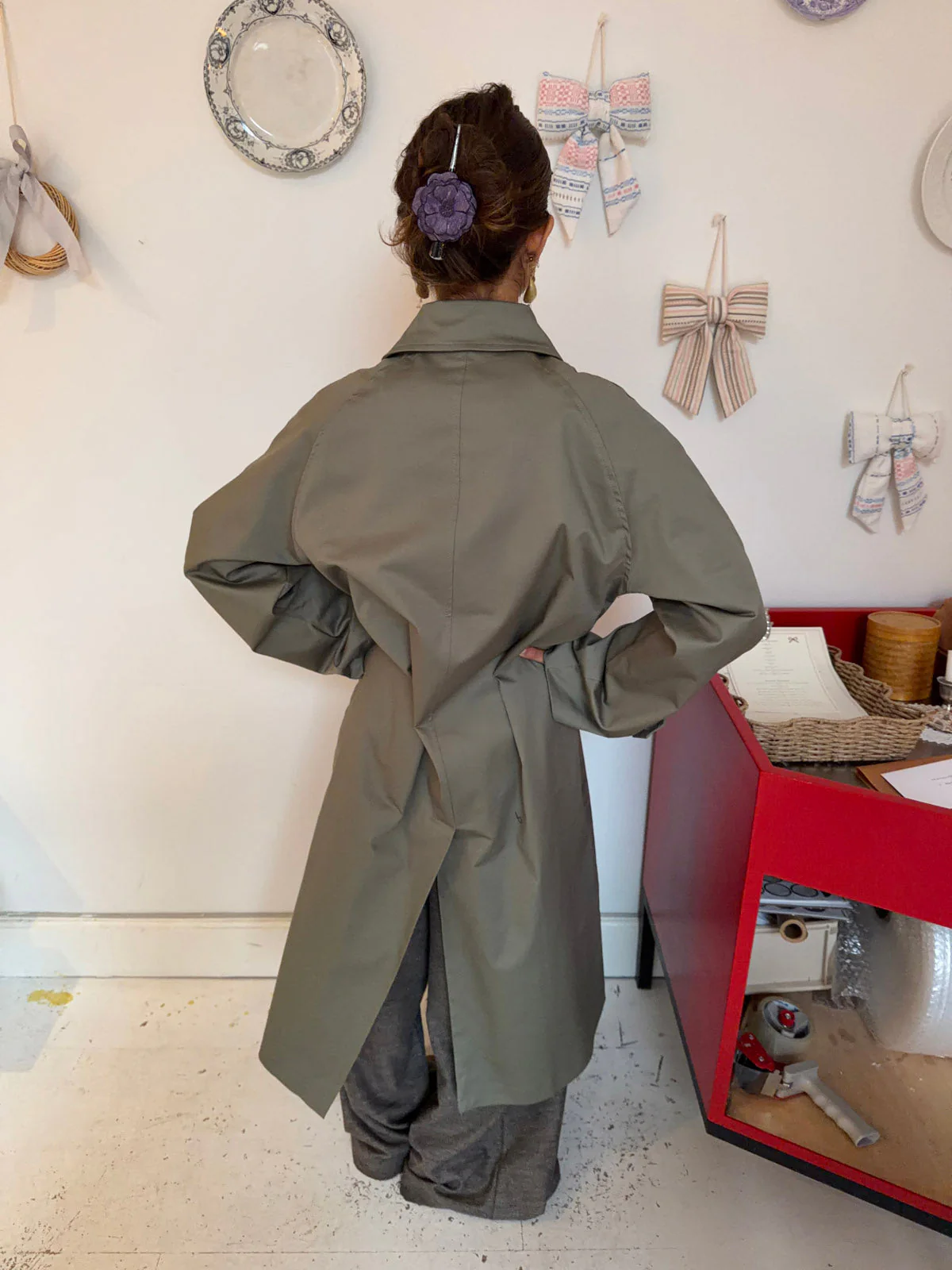 Jujava trenchcoat - Khaki green 7 Jujava trenchcoat - Khaki green