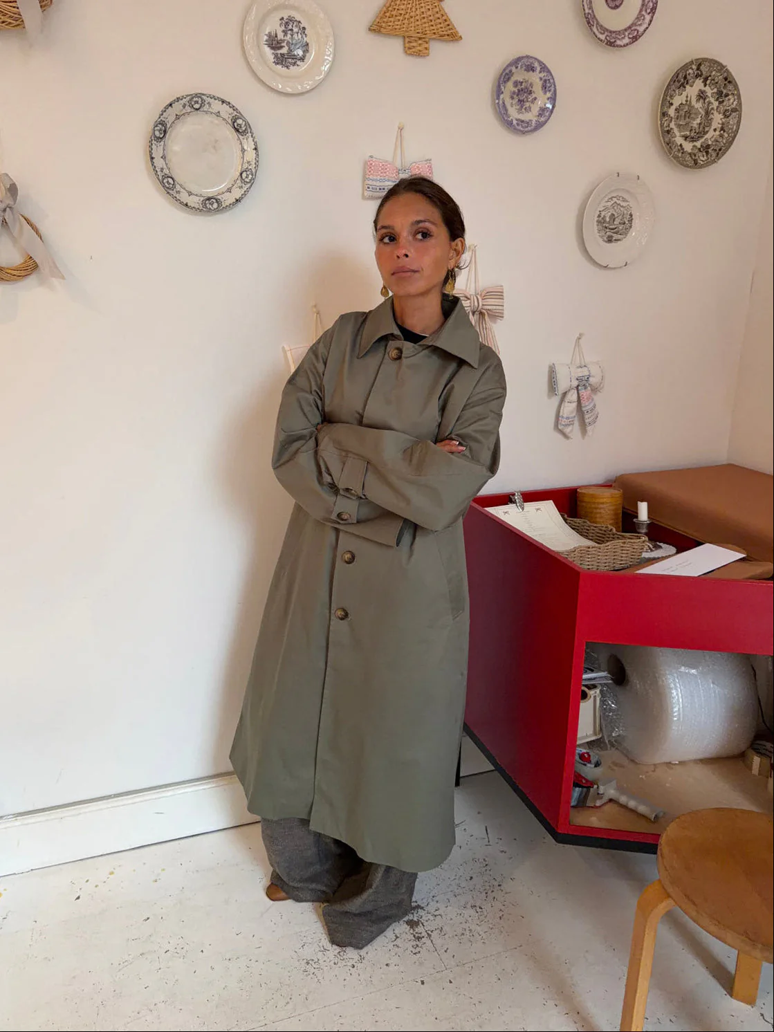 Jujava trenchcoat - Khaki green 8 Jujava trenchcoat - Khaki green