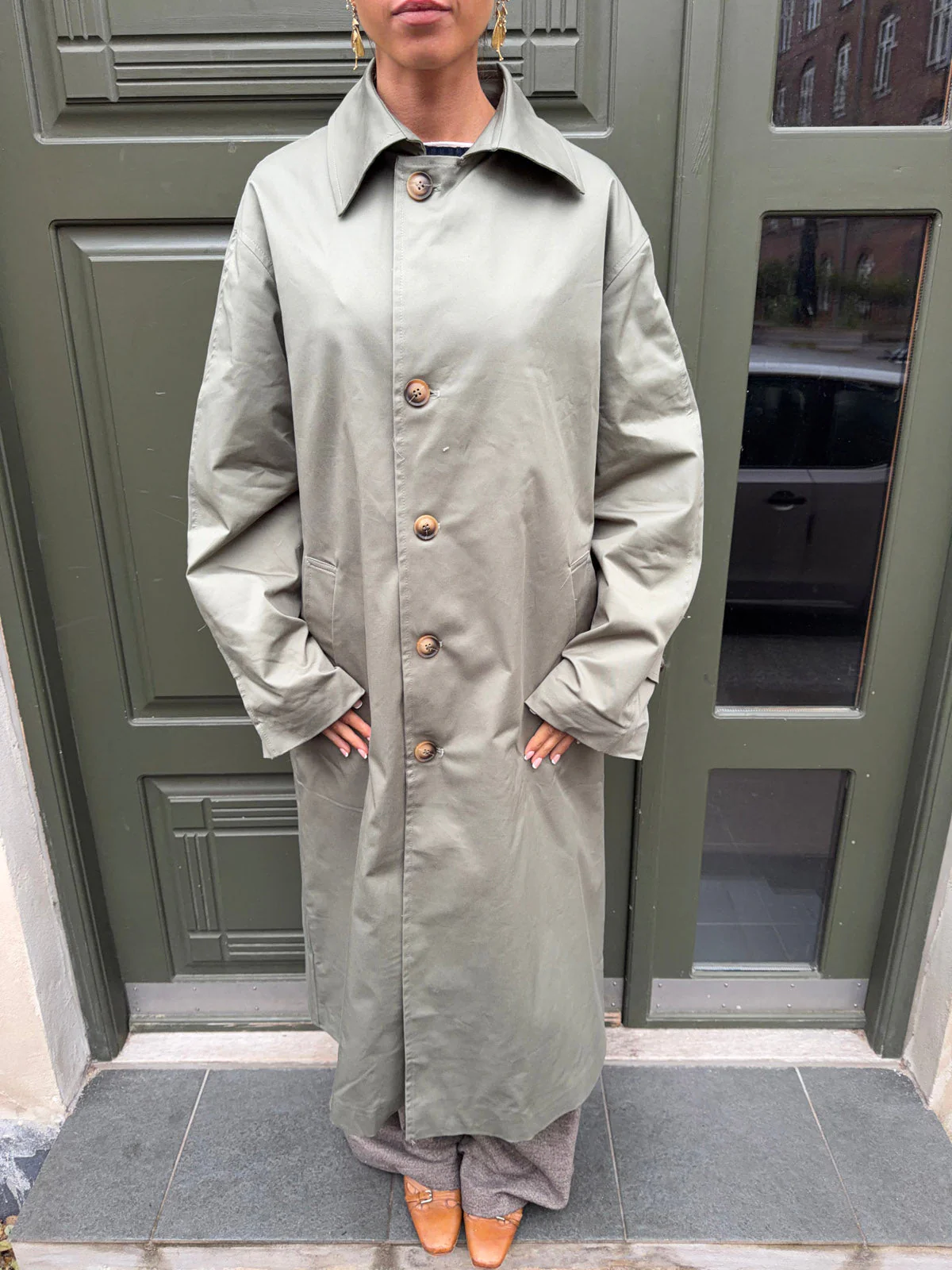 Jujava trenchcoat - Khaki green 9 Jujava trenchcoat - Khaki green