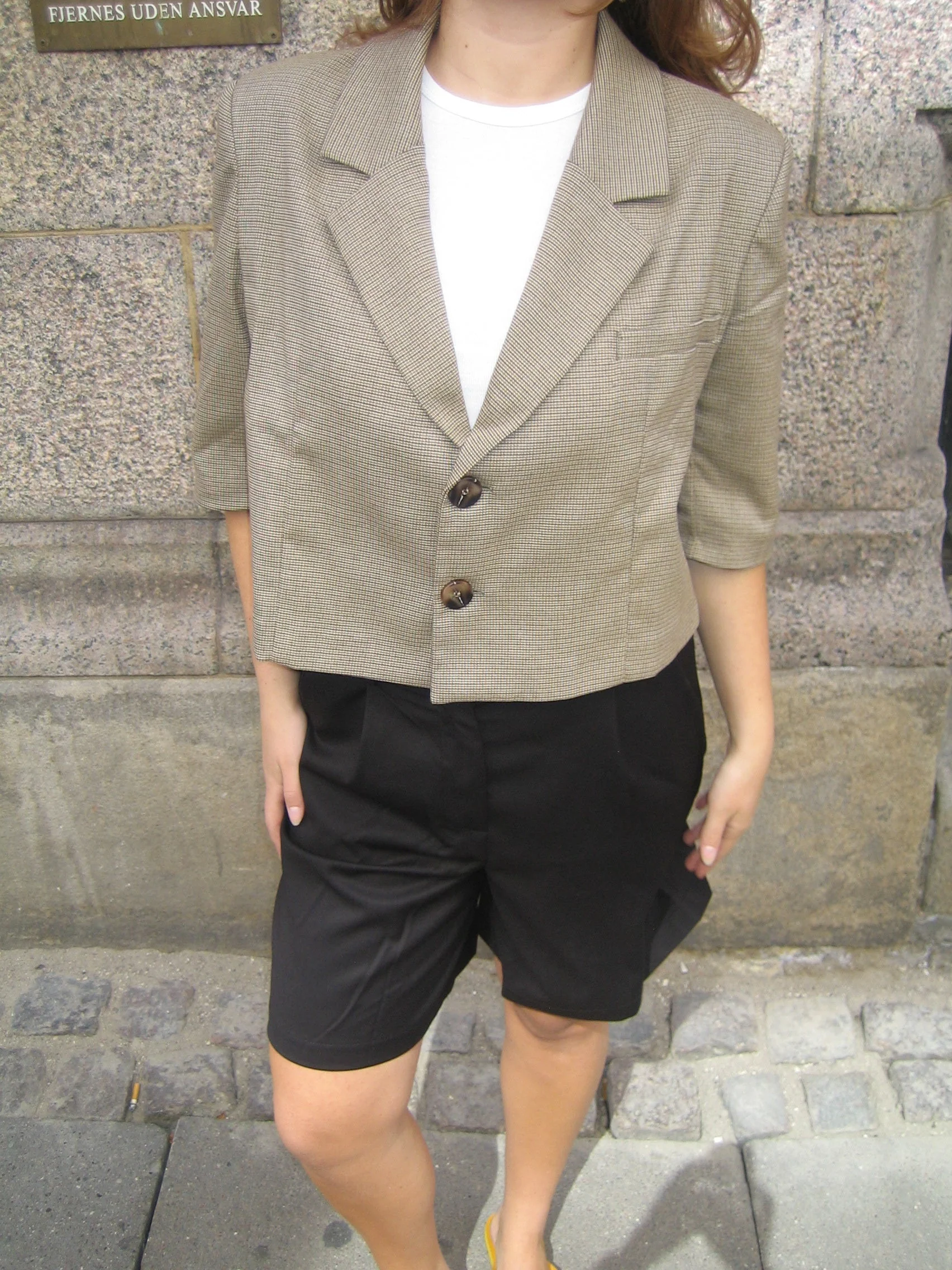 Juliane cropped blazer - Green 3 Juliane cropped blazer - Green