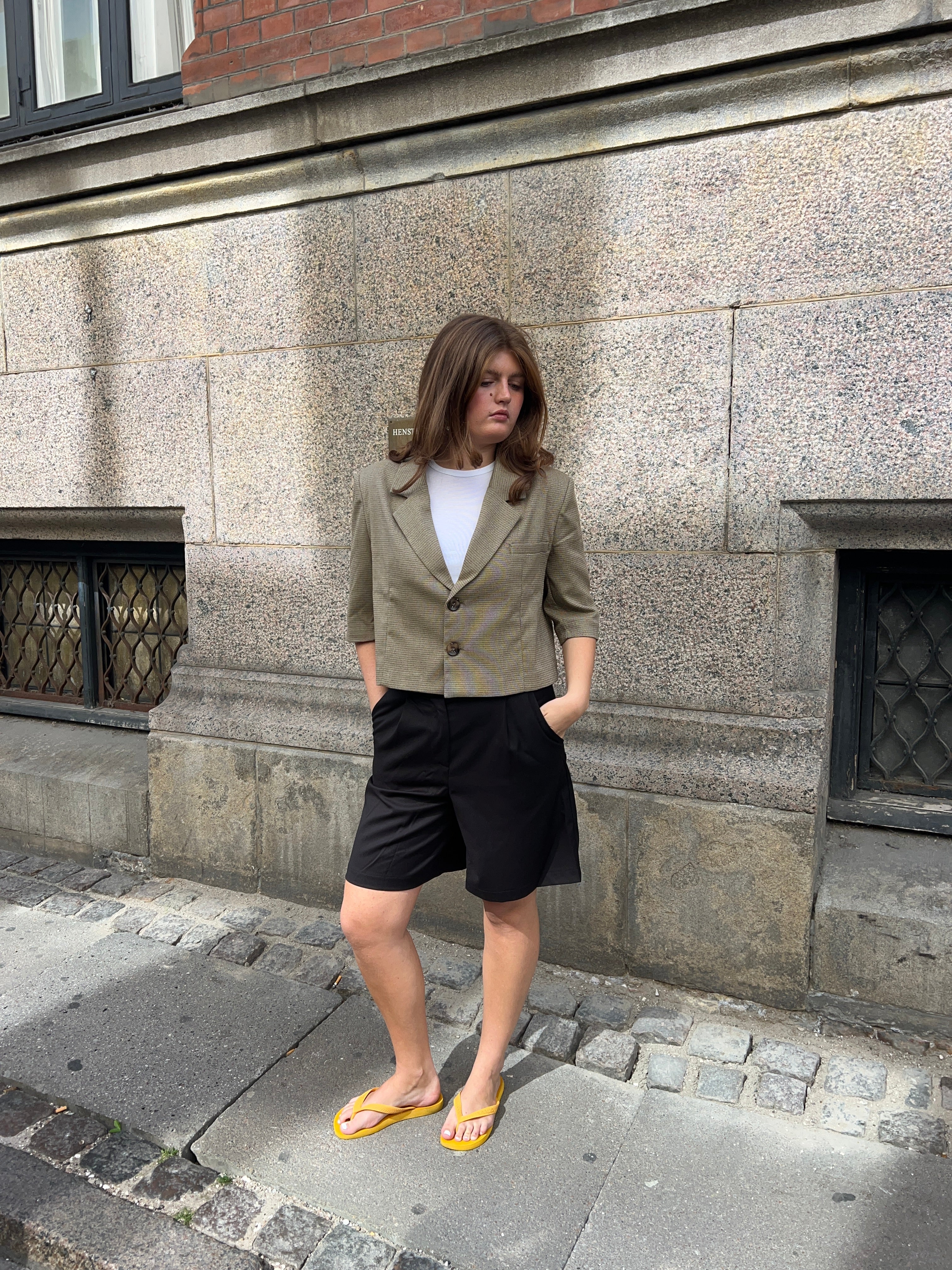 Juliane cropped blazer - Green 6 Juliane cropped blazer - Green