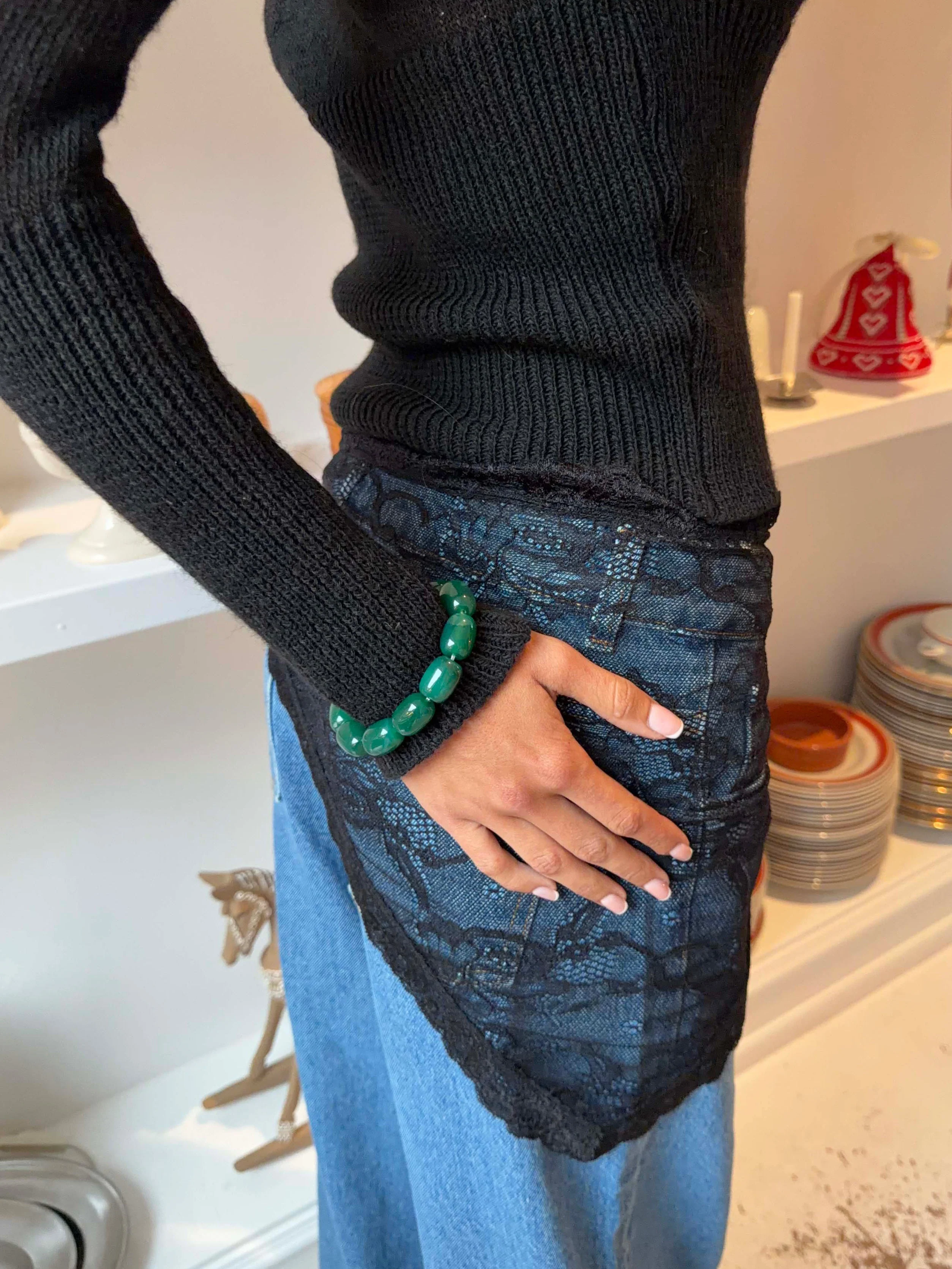 Perla bracelet - Green 1 Perla bracelet - Green
