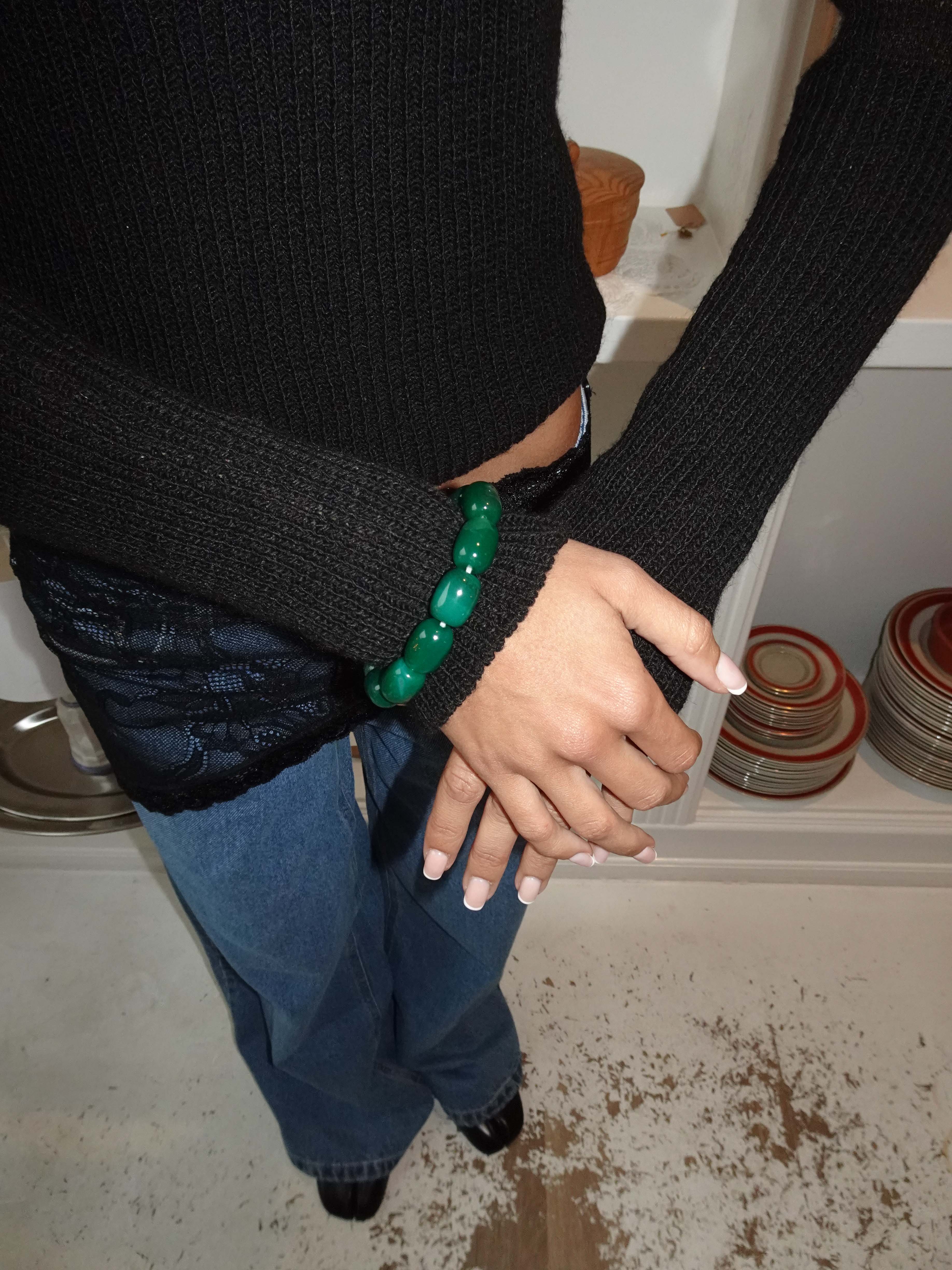 Perla bracelet - Green 3 Perla bracelet - Green