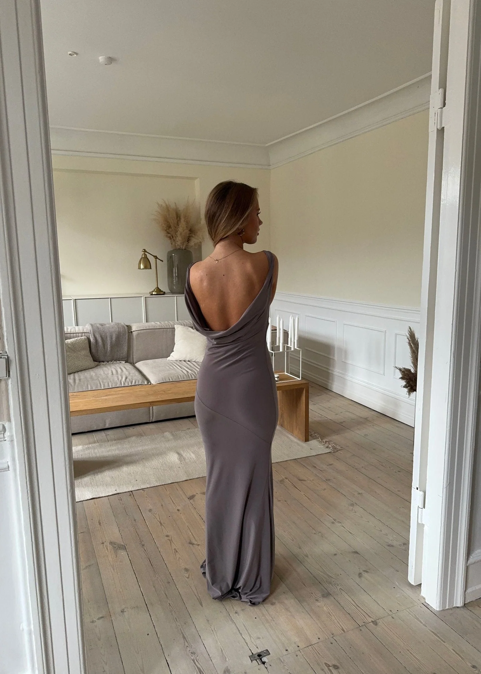 Flora maxi dress - Taupe 10 Flora maxi dress - Taupe