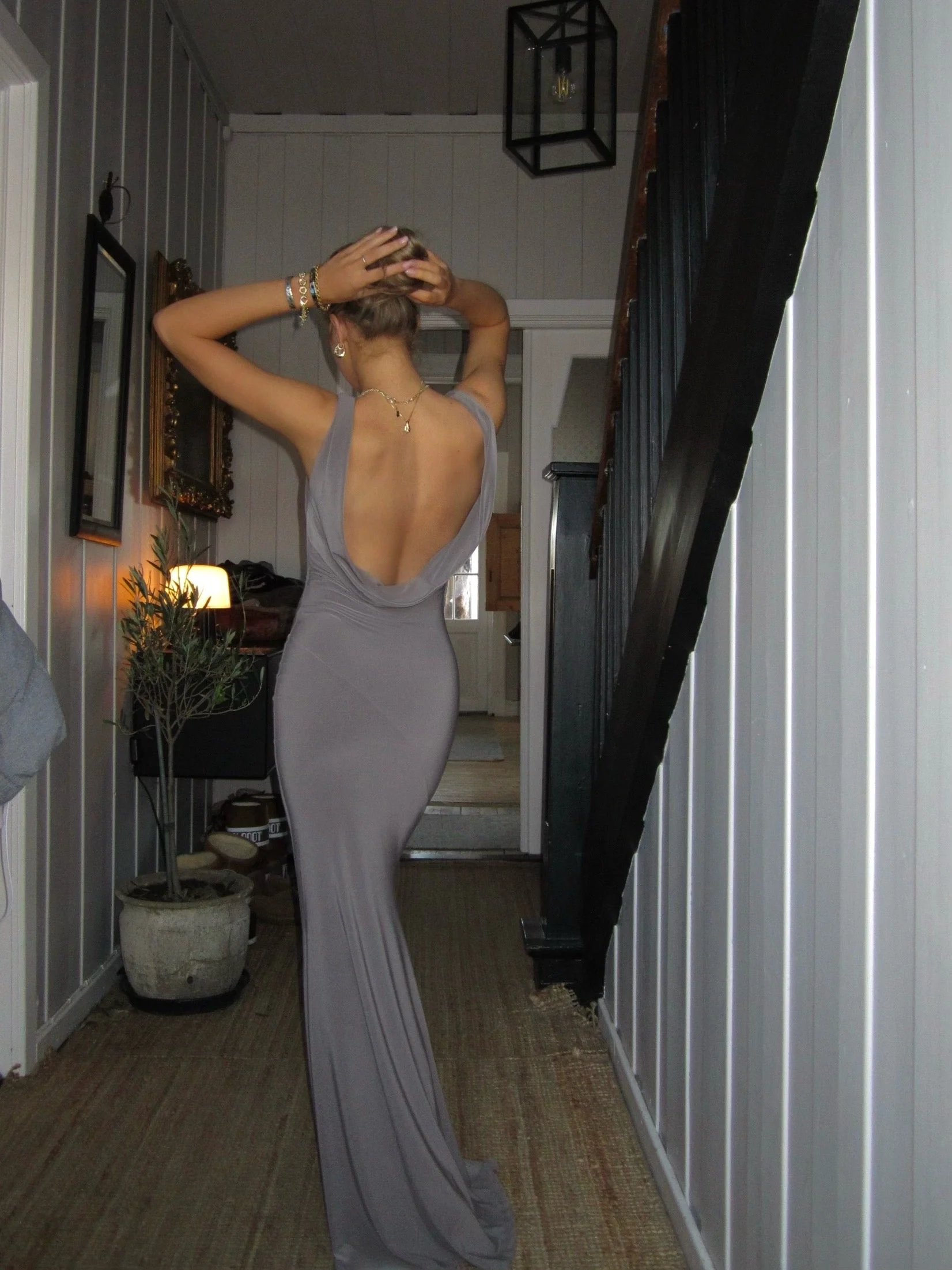 Flora maxi dress - Taupe 6 Flora maxi dress - Taupe