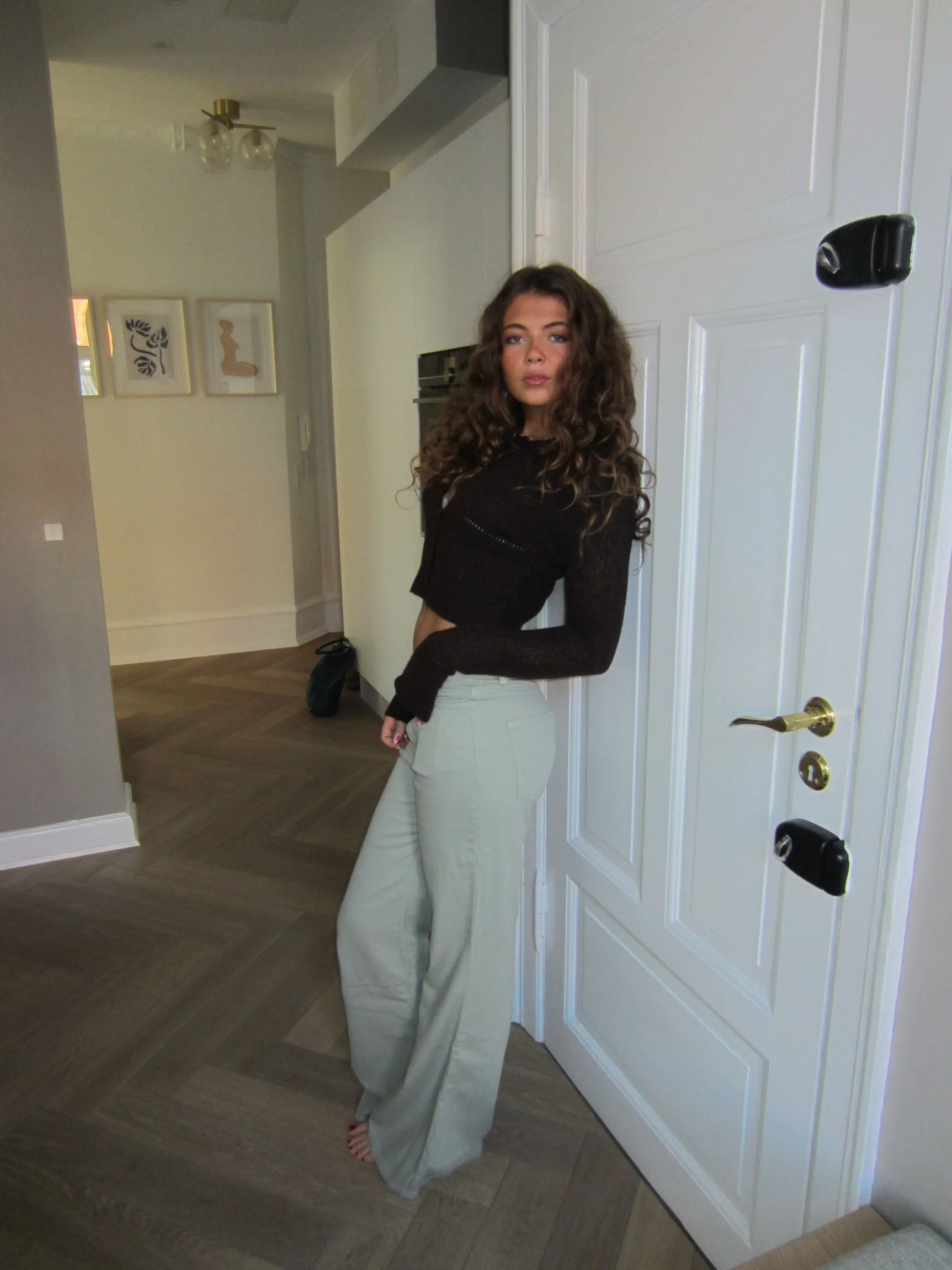 Tanya bootcut corduroy pants - Light khaki 2 Tanya bootcut corduroy pants - Light khaki