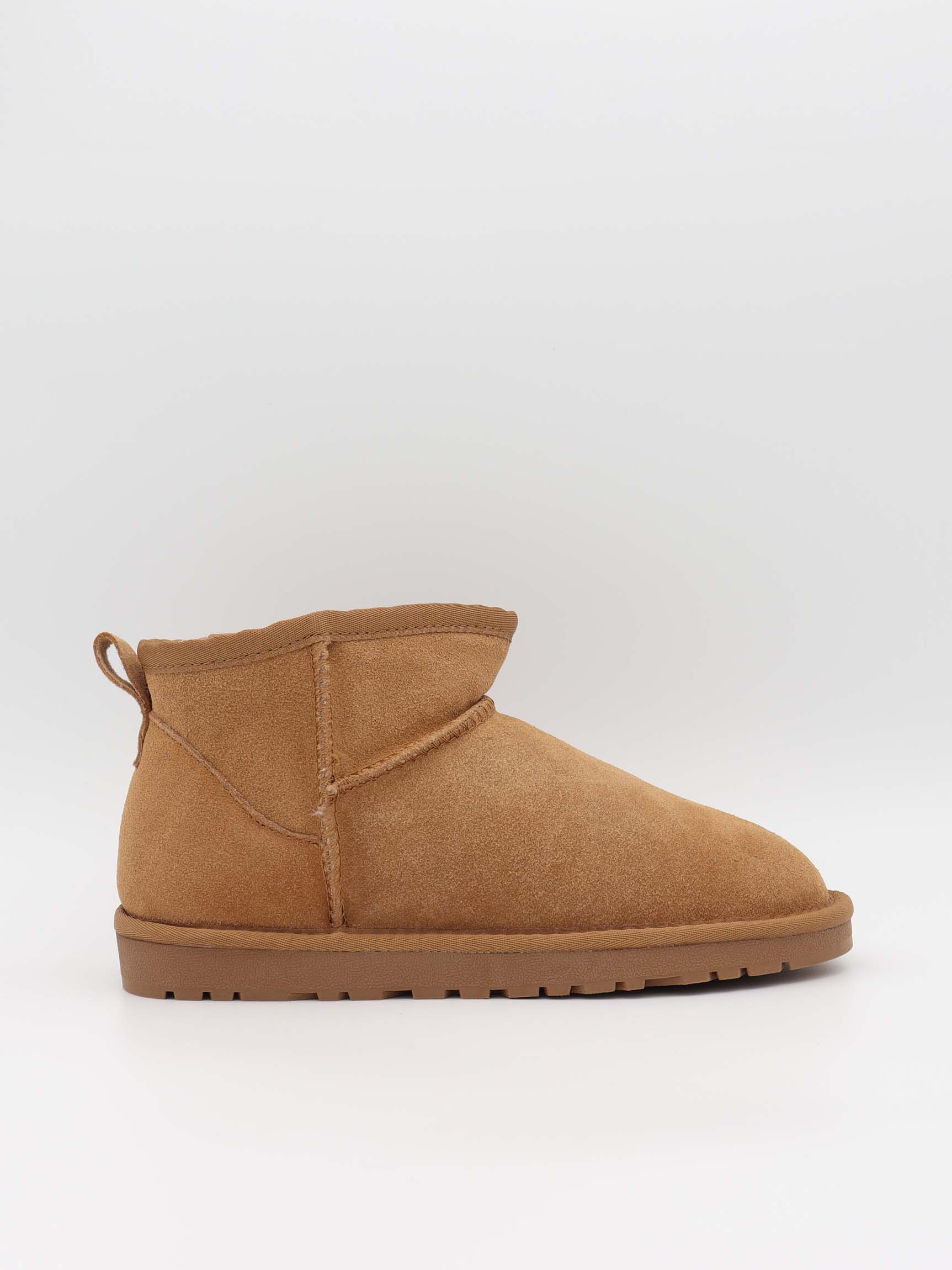 Malabo teddy boots short - Camel 1 Malabo teddy boots short - Camel