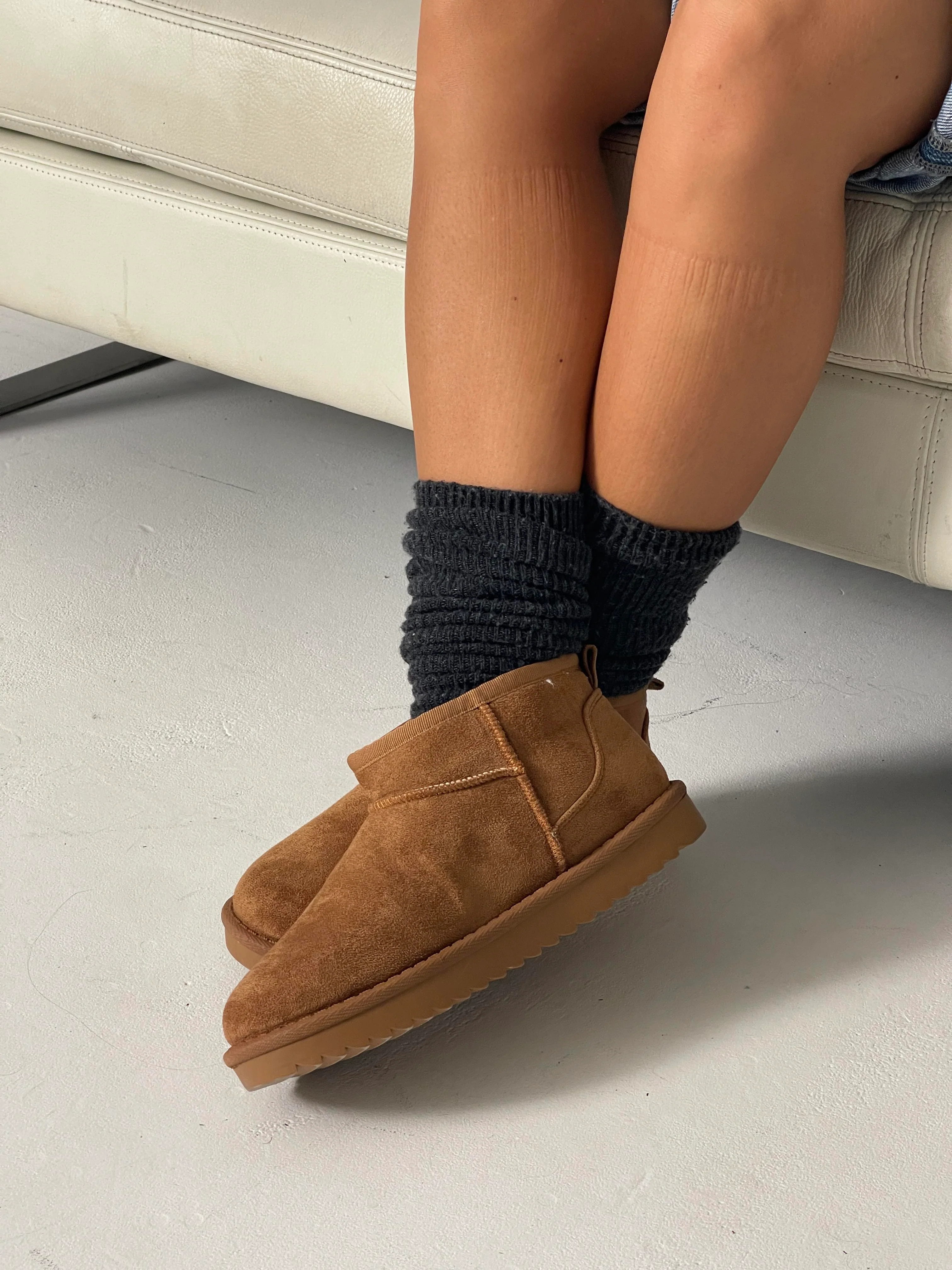 Malabo teddy boots short - Camel 11 Malabo teddy boots short - Camel