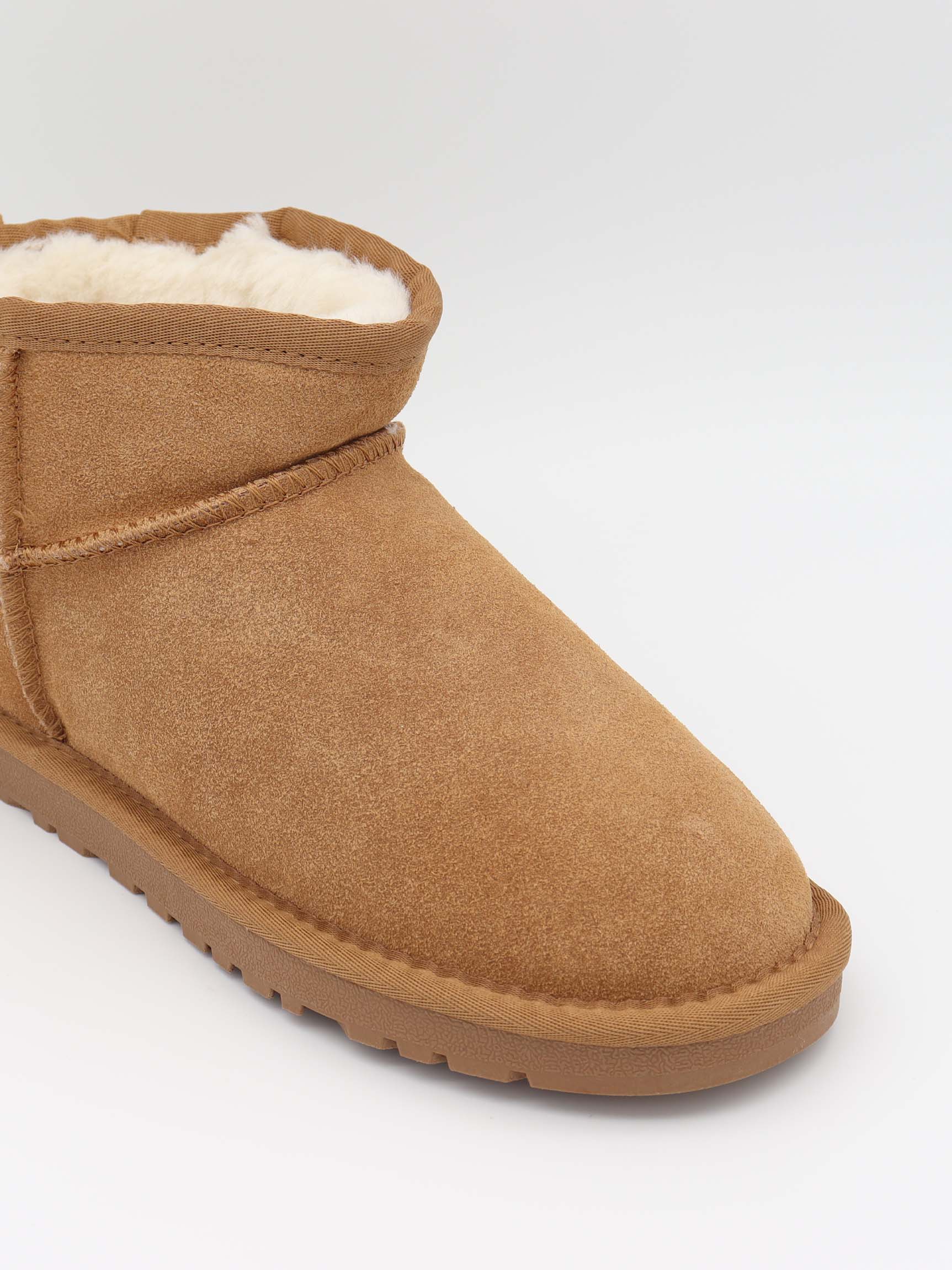 Malabo teddy boots short - Camel 4 Malabo teddy boots short - Camel