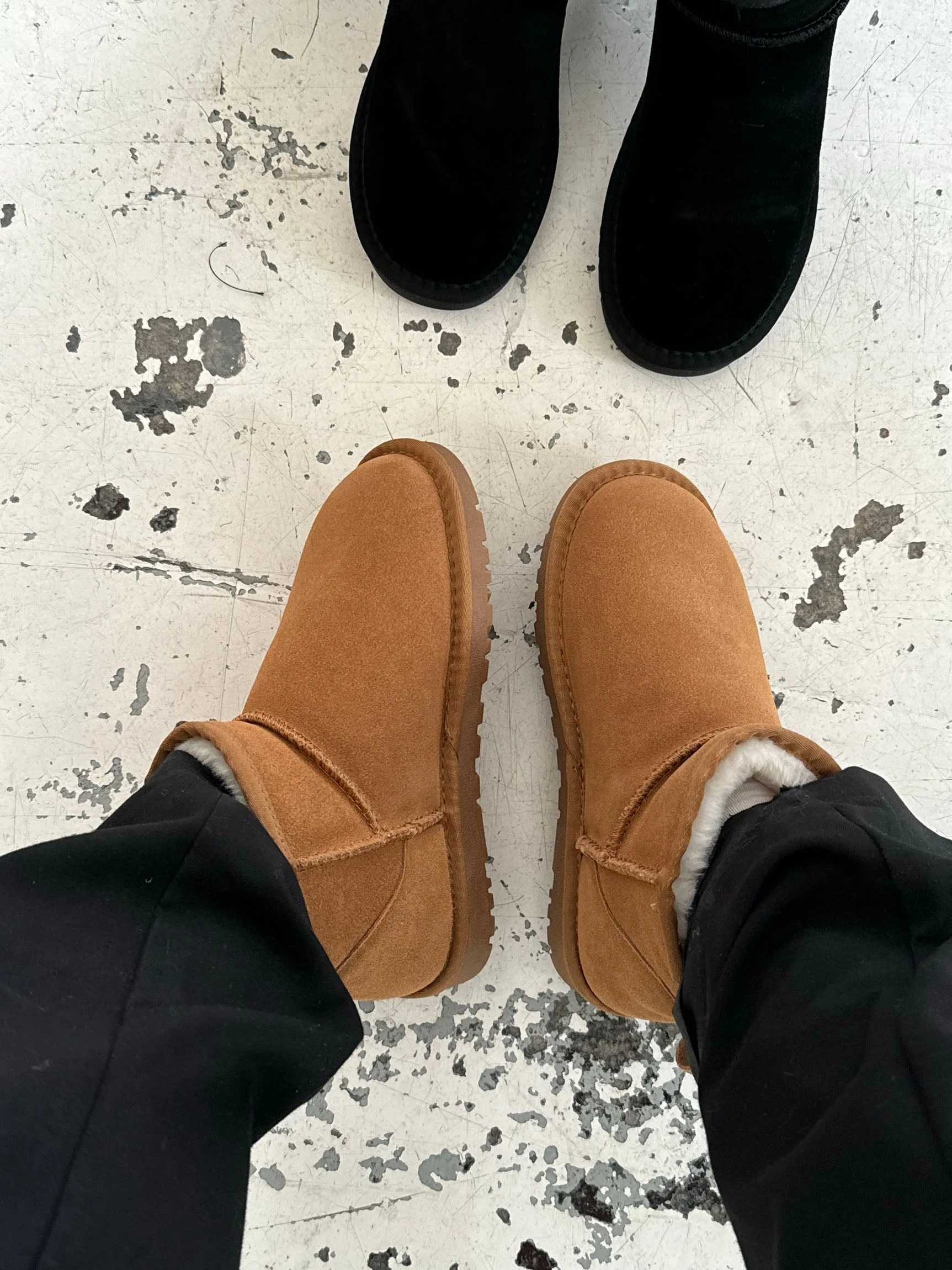 Malabo teddy boots short - Camel 5 Malabo teddy boots short - Camel