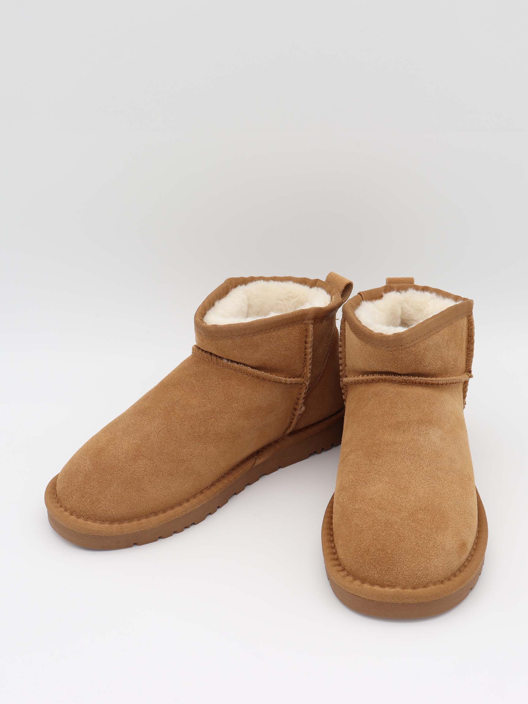 Malabo teddy boots short - Camel 7 Malabo teddy boots short - Camel