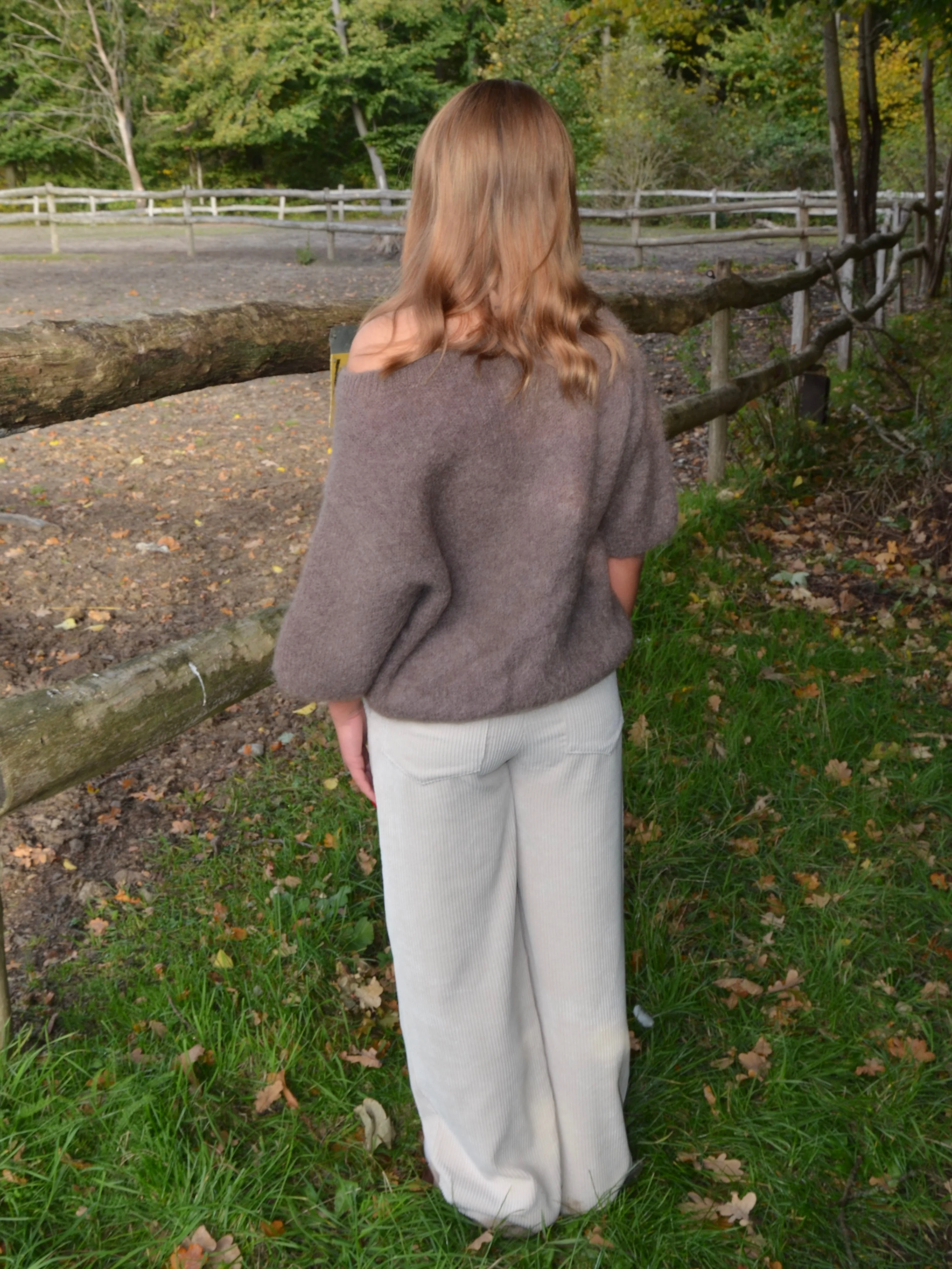 Rancy knitted mohair tee - Brown 8 Rancy knitted mohair tee - Brown