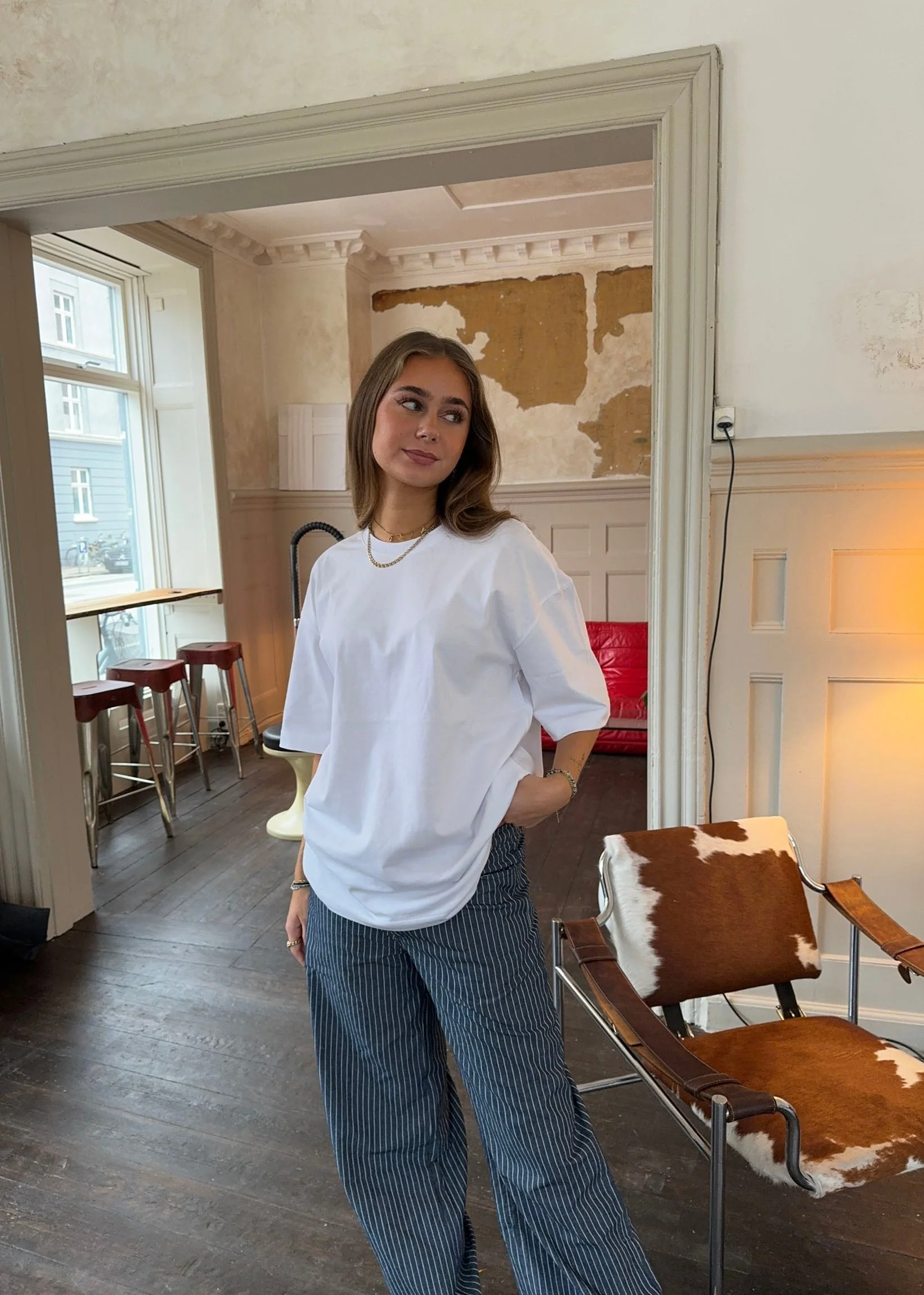 Zinnia oversized t-shirt - White 2 Zinnia oversized t-shirt - White