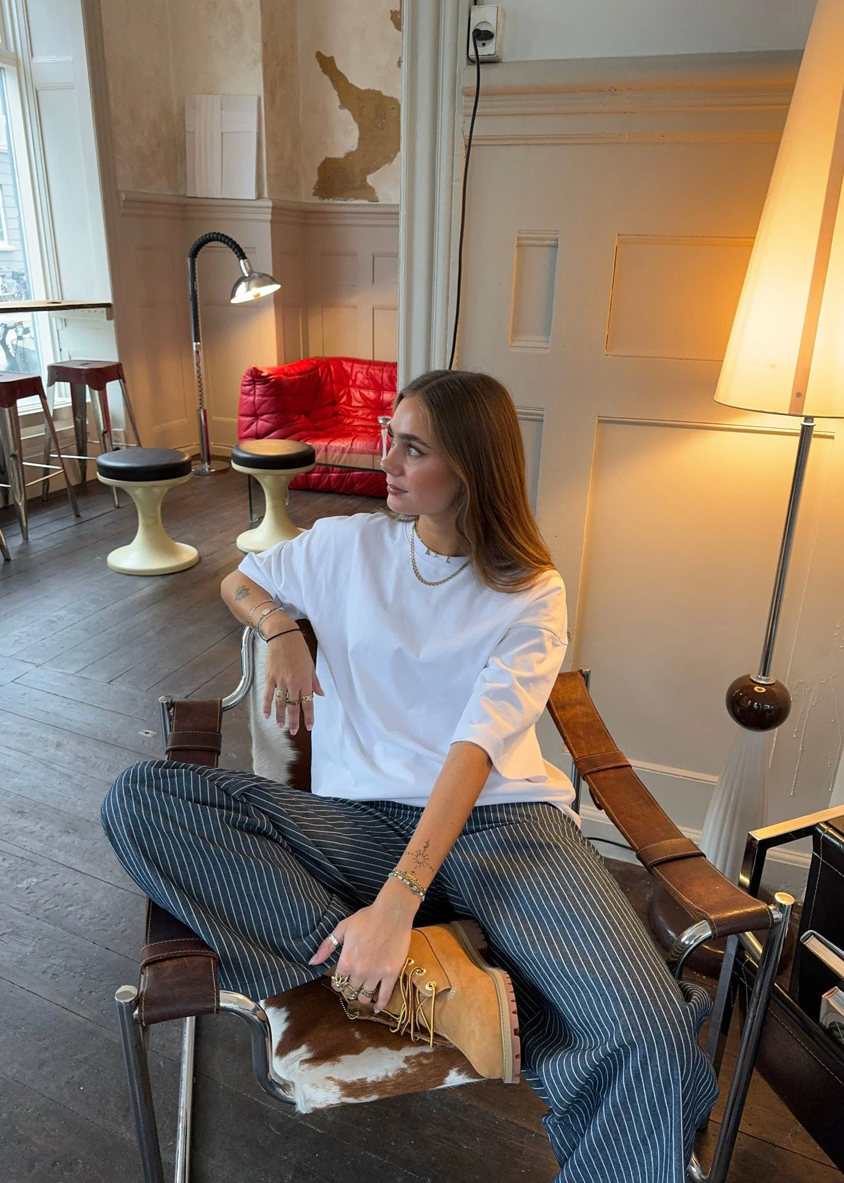 Zinnia oversized t-shirt - White 6 Zinnia oversized t-shirt - White