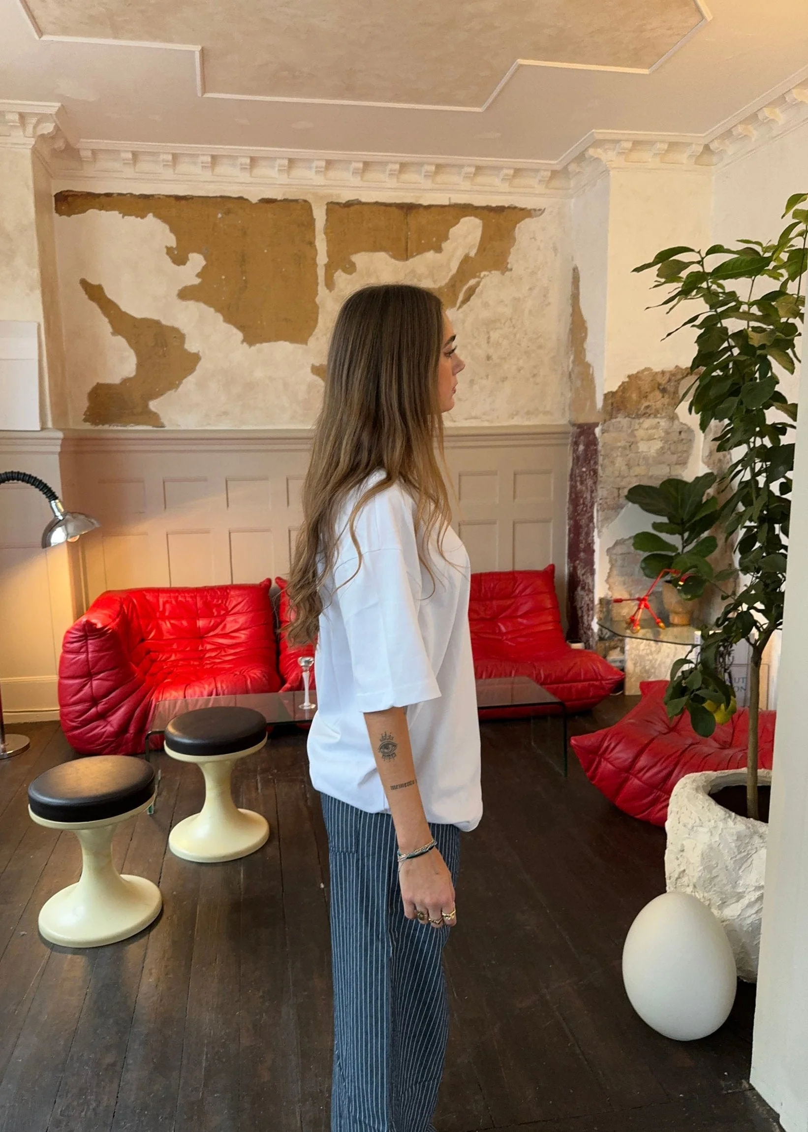 Zinnia oversized t-shirt - White 9 Zinnia oversized t-shirt - White