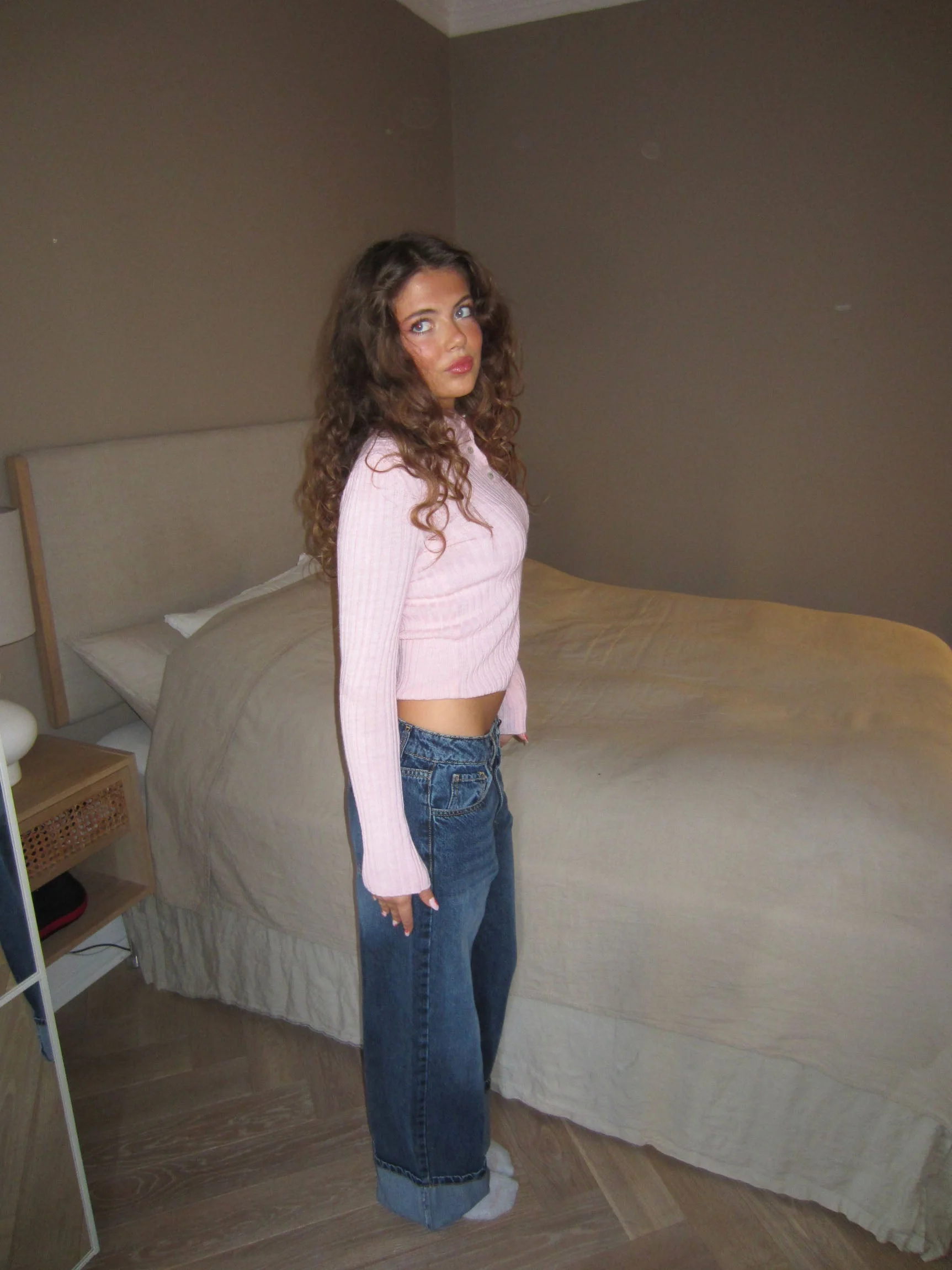 Sonya jeans with cuffs - Blue denim 3 Sonya jeans with cuffs - Blue denim
